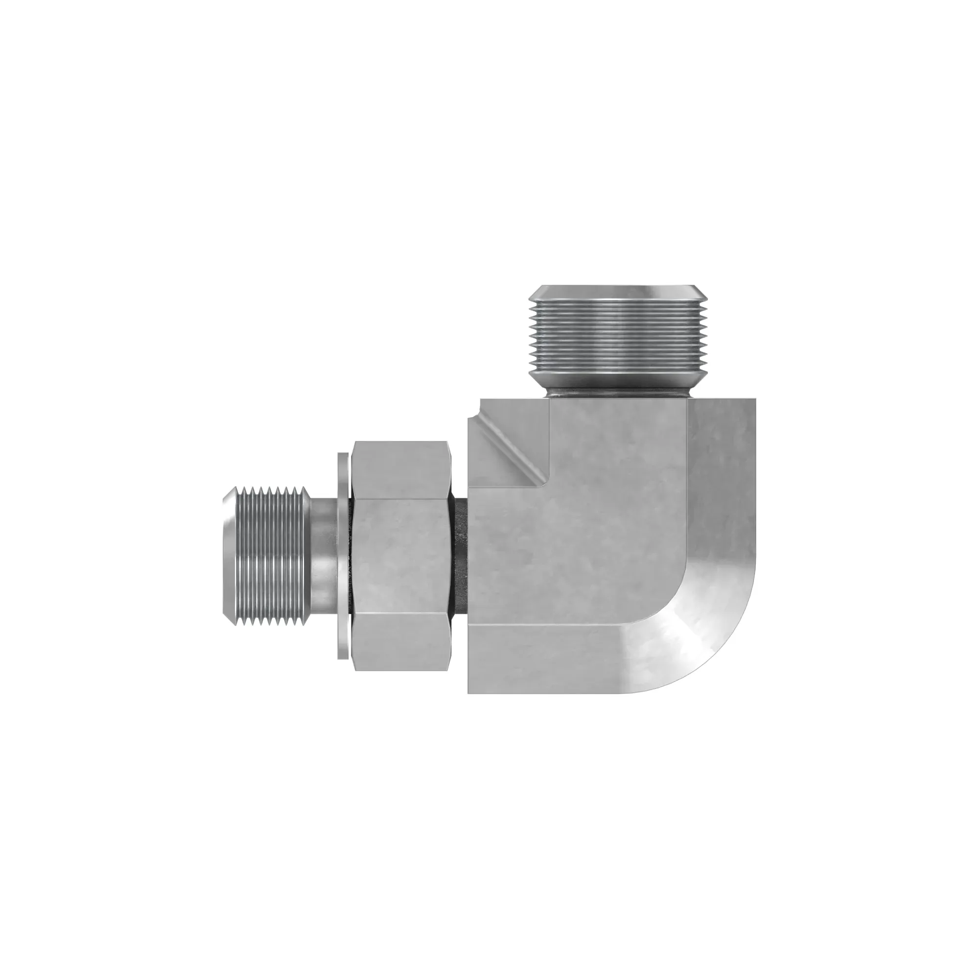 ELBOW FITTING, FLAT FACE SEAL