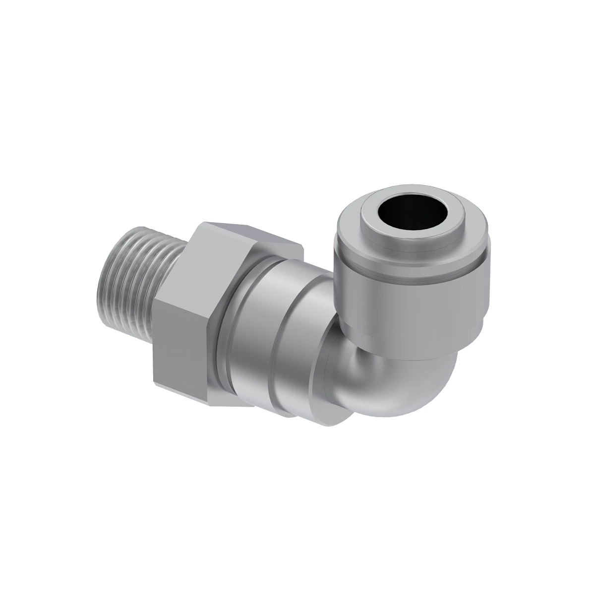 Fitting-1/8NPTX1/4 Ptc Swivel Elbow