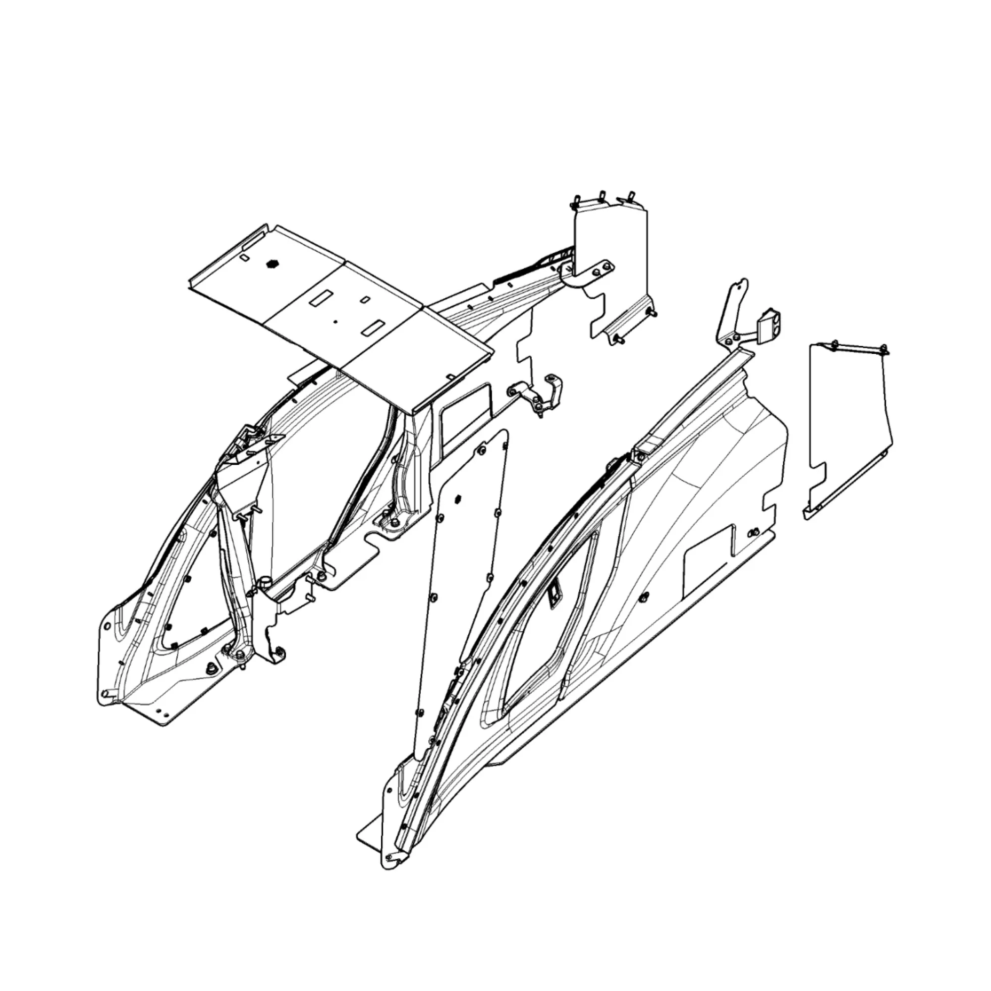 John Deere Engine Side Cover - BRE10476