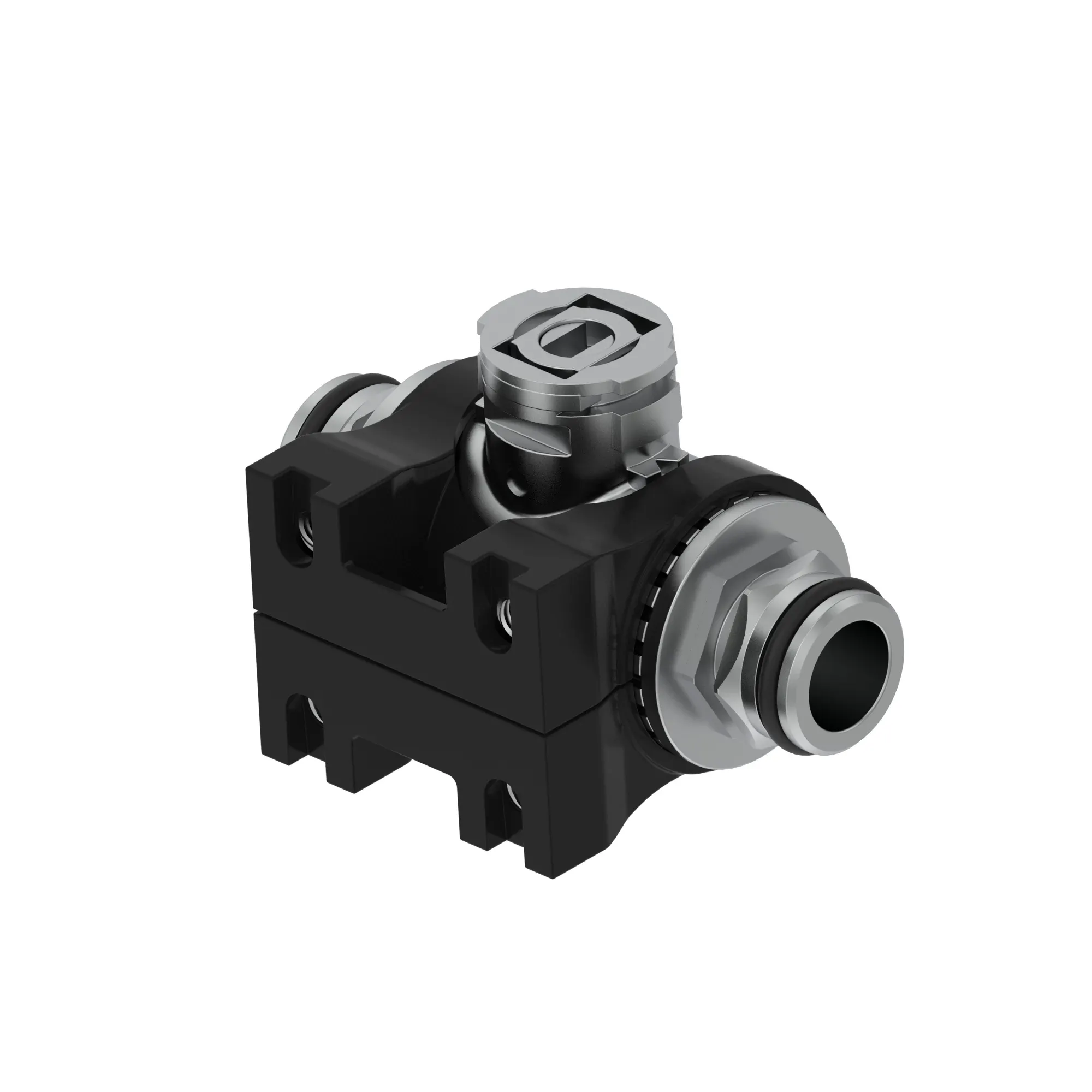 VALVE, BODY ASSY, 3-WAY 1/2" QC