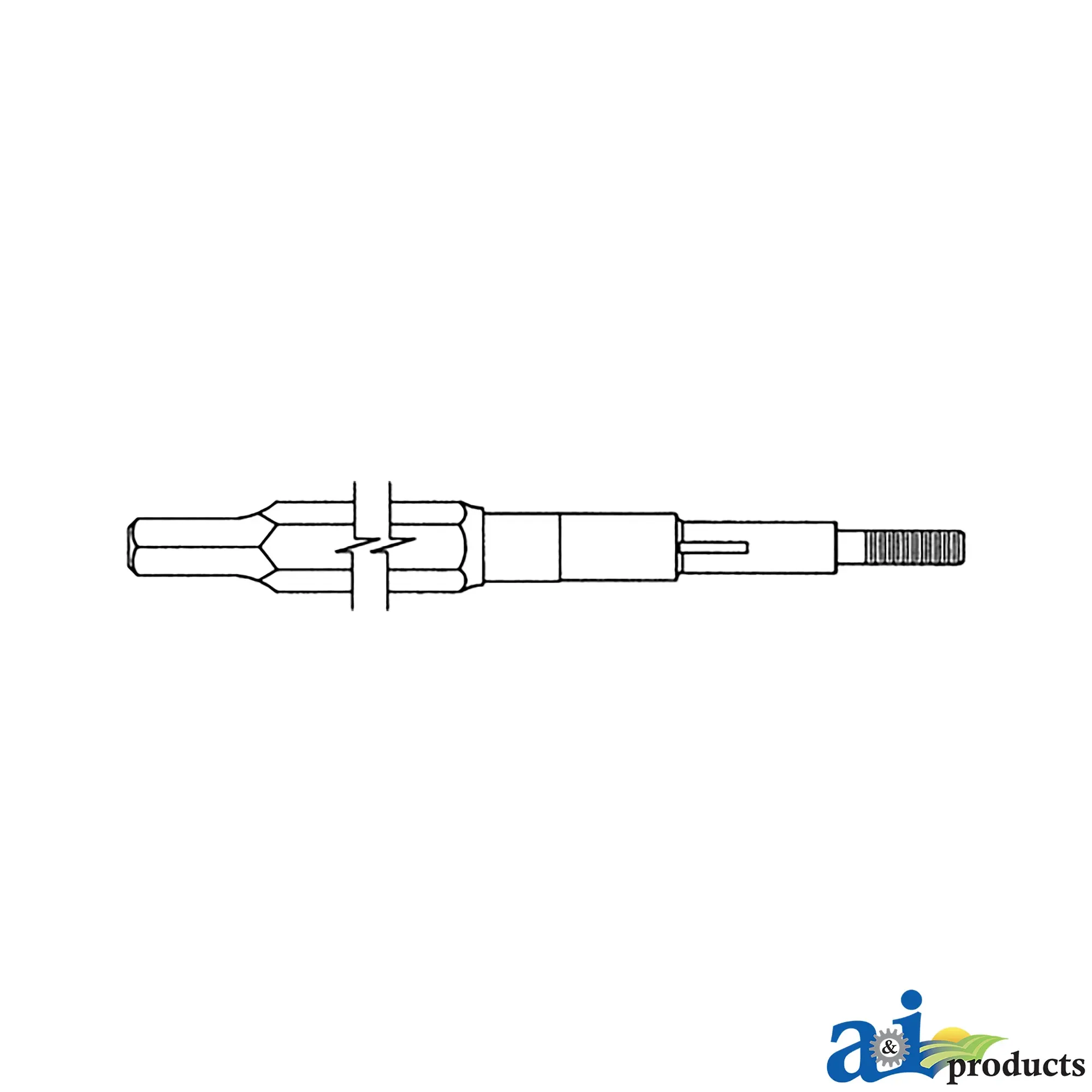 A&I Products Shaft, Upper Feeder House - A-H113406