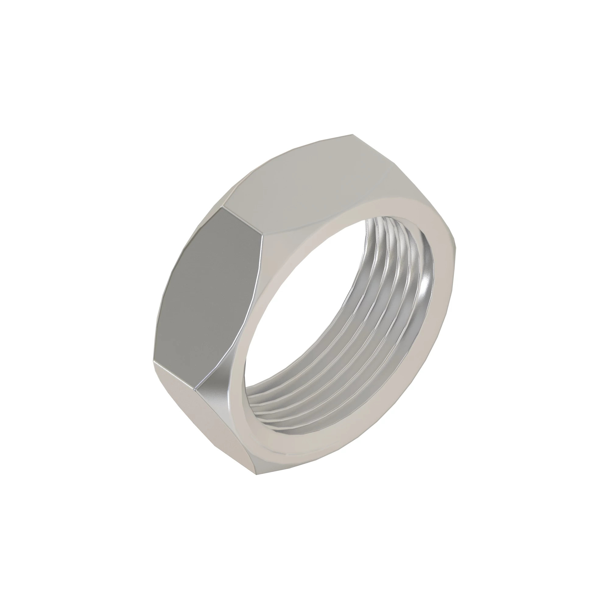 NUT, METRIC, L.H. THREAD HEX