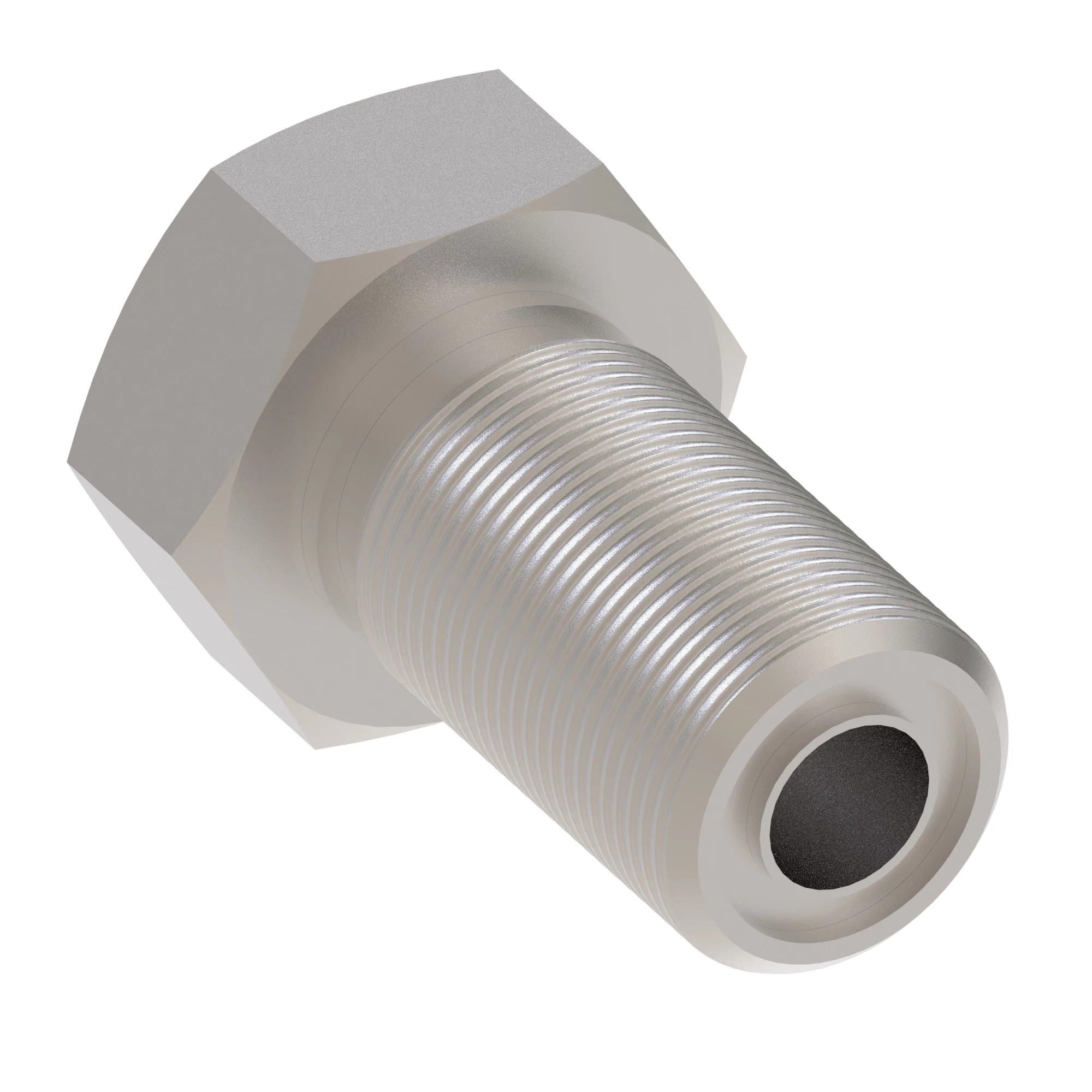 John Deere Straight Male Tube Bulhead Adapter Fitting - 38H5114