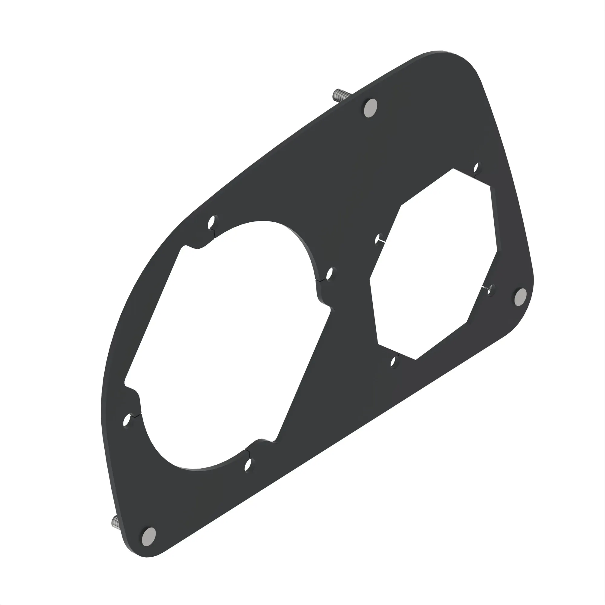 PLATE, DUAL JOYSTICK-GRAY