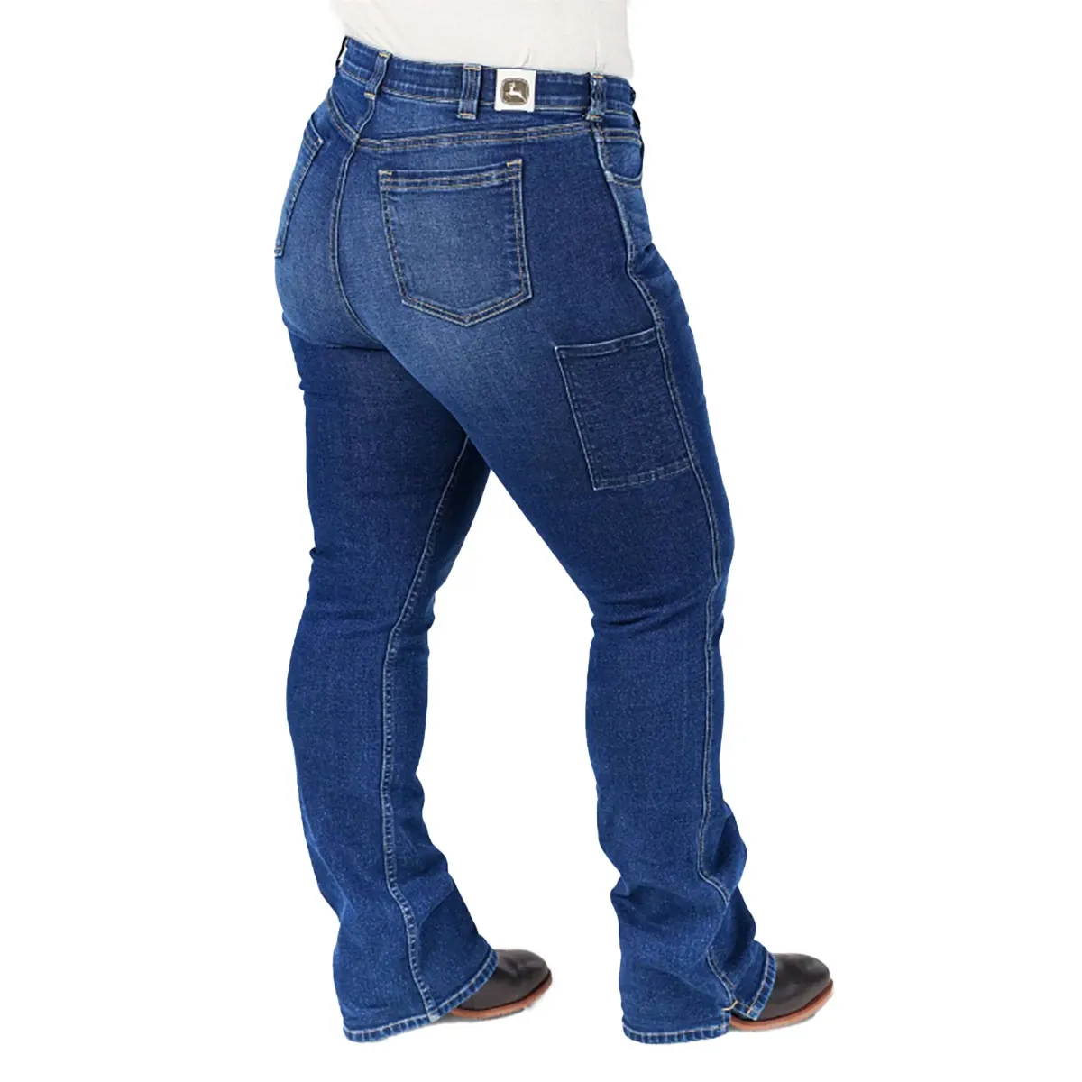Into Town Bootcut Jean in Indigo Denim | Dovetail Workwear