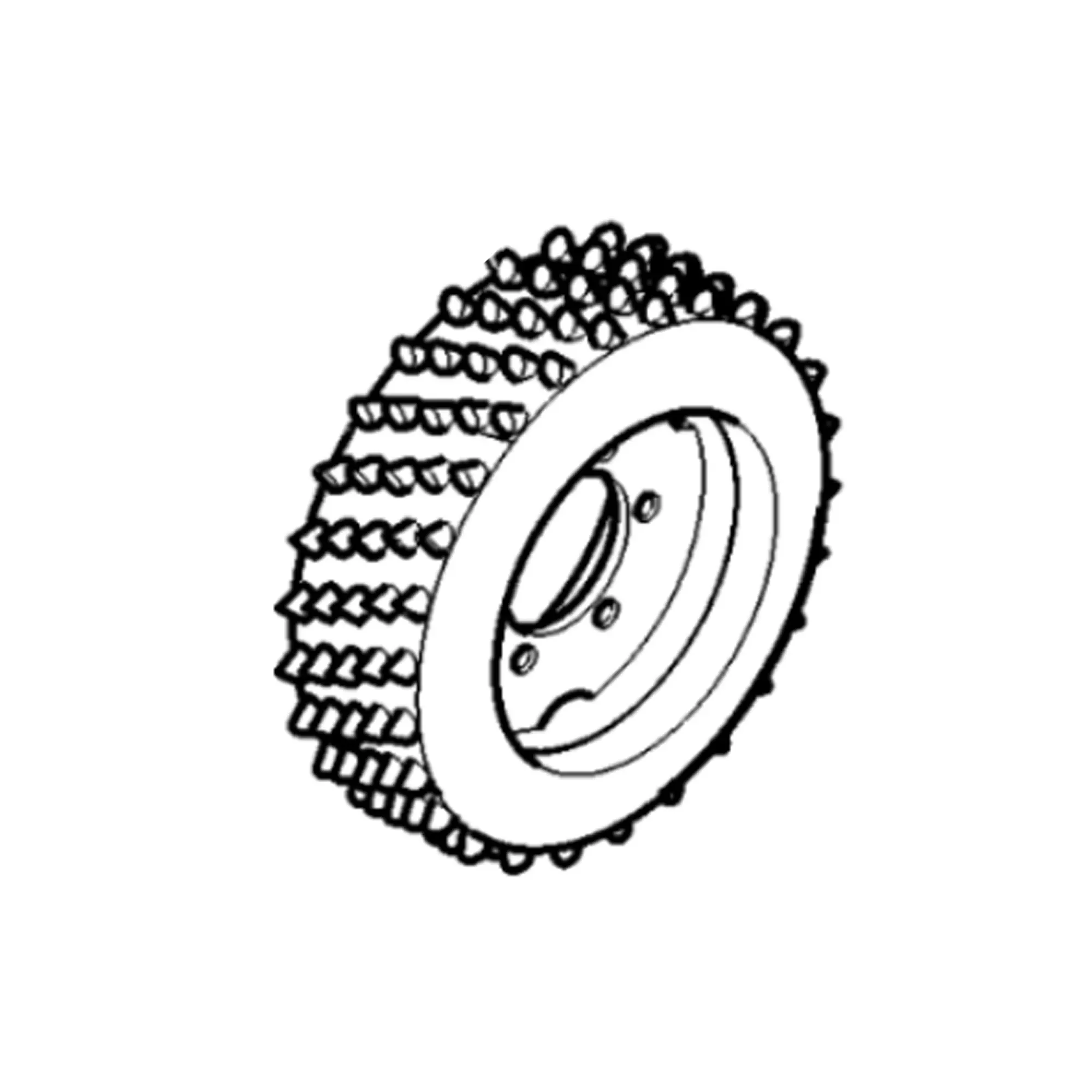 John Deere Poclain Motor Lower Roller - F075161