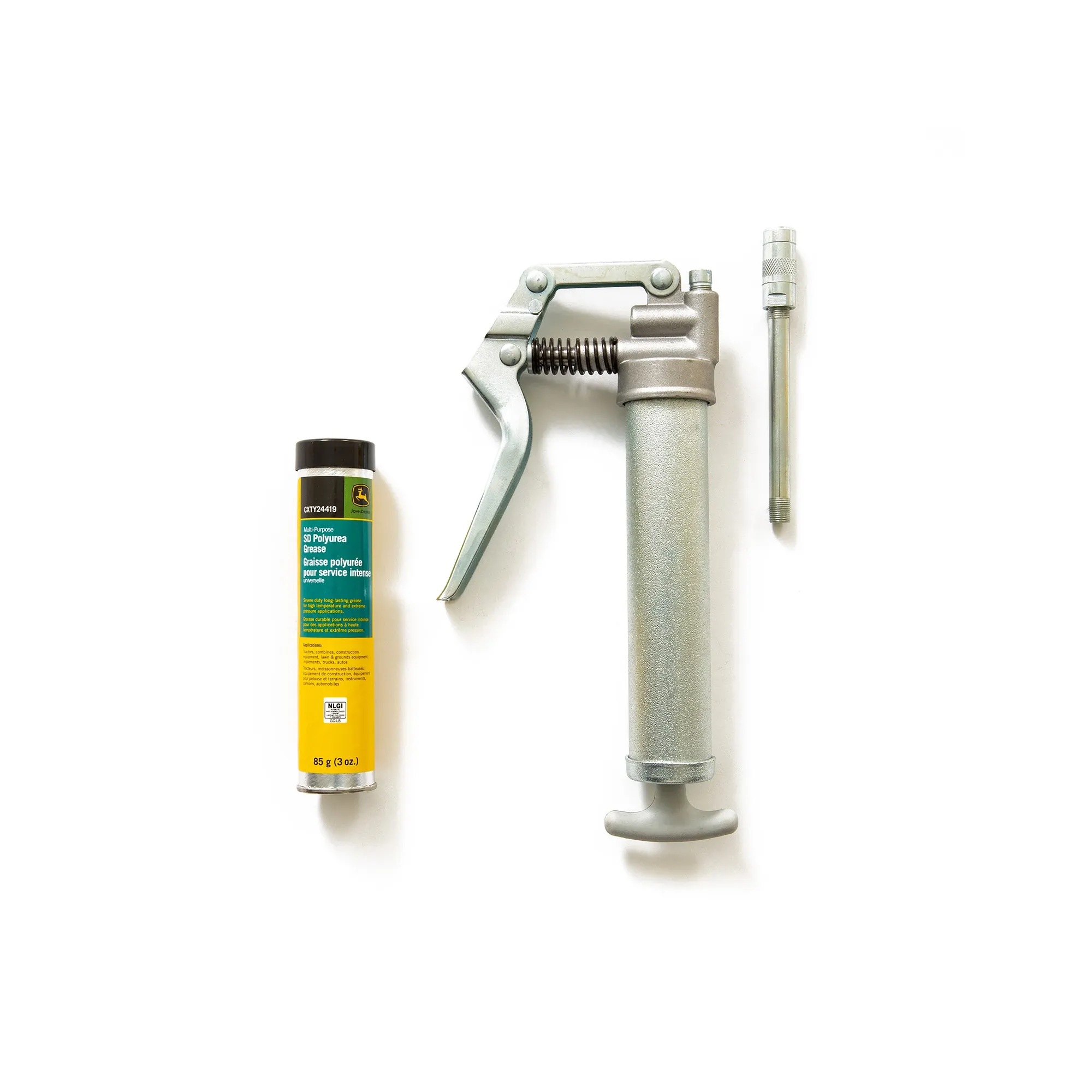 John Deere Mini-Grease Gun, 3 Ounce Grease Cartridge - TY26200