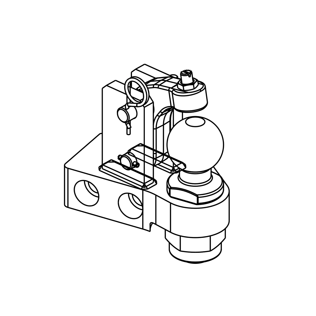 Hitch Coupling, Forced Steering, Ex