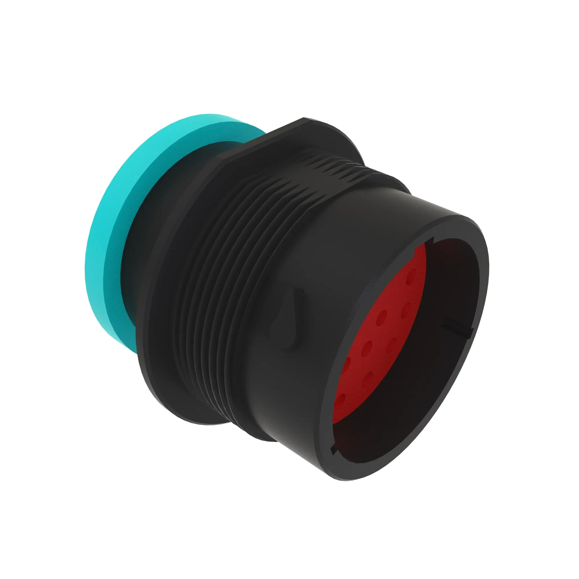 CONN DEUTSCH HDP20 18W M S BLK PLST