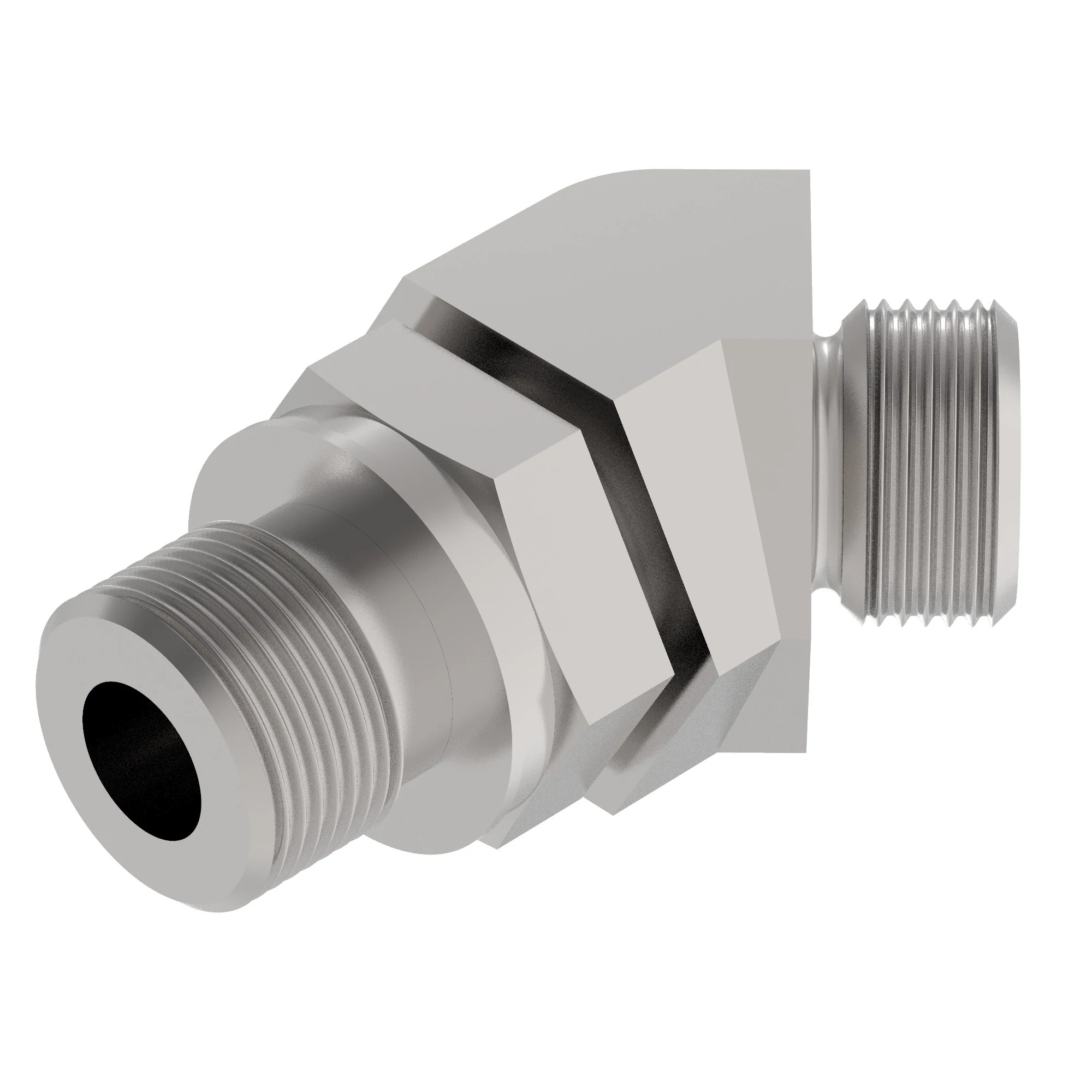 45 DEG ADJ STUD ELBOW (SDE45), ORFS