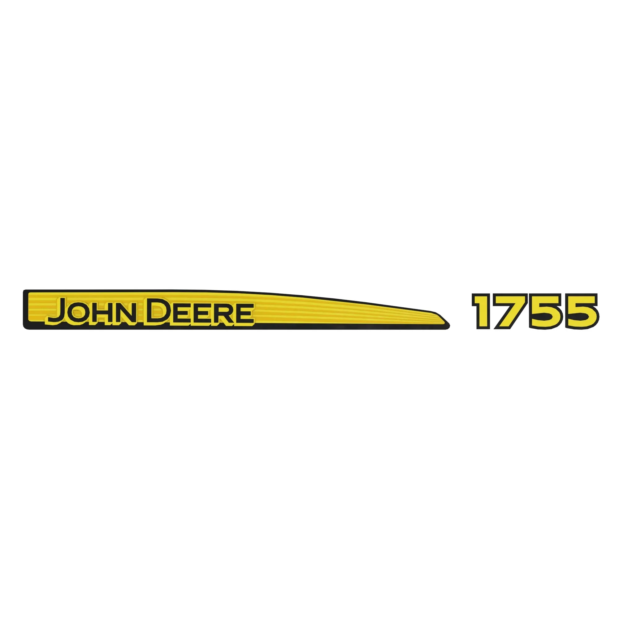 John Deere 1755 Model Number Sign, Right Side - A99917