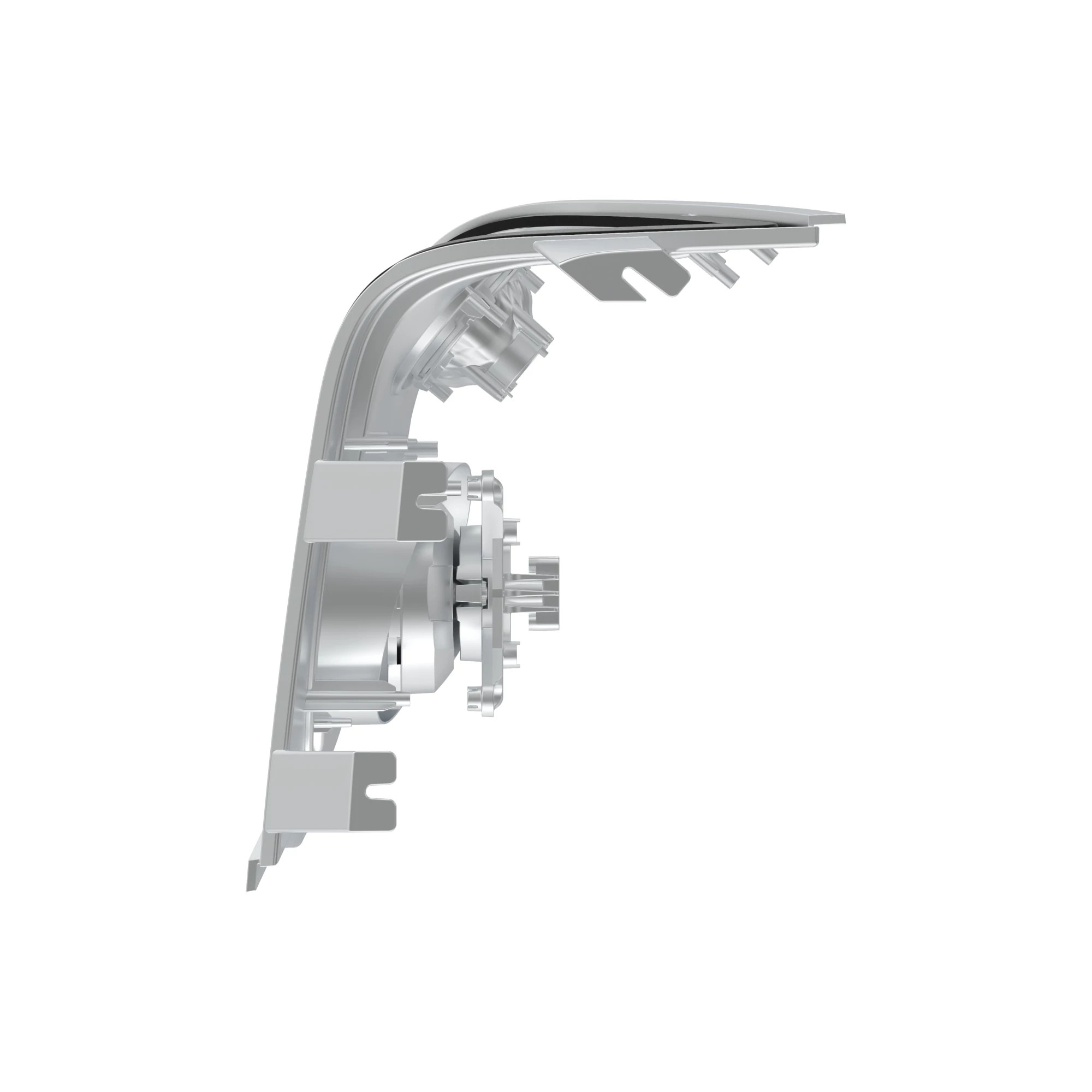 BEZEL, WITH GLASSLENS AND SCREW LH