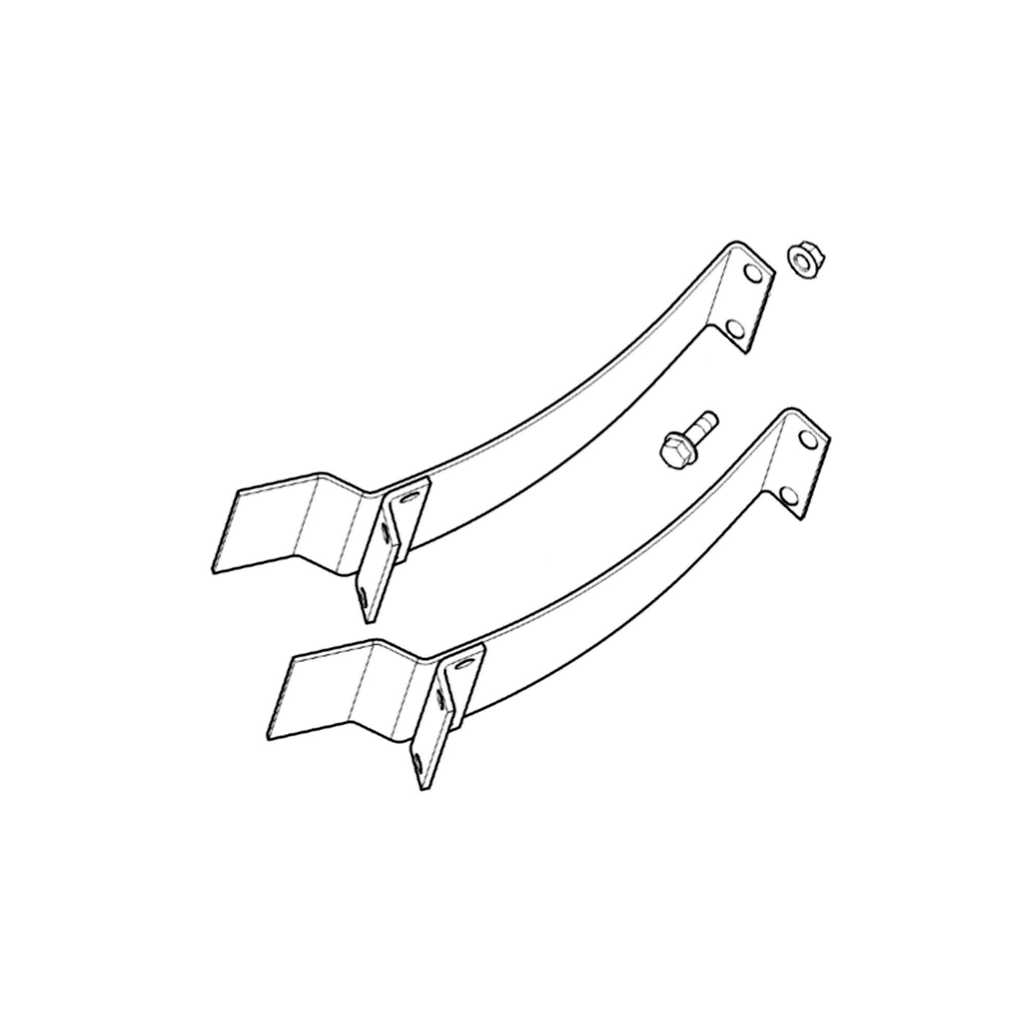 John Deere Round Bar Concave Cover Kit - BH84535