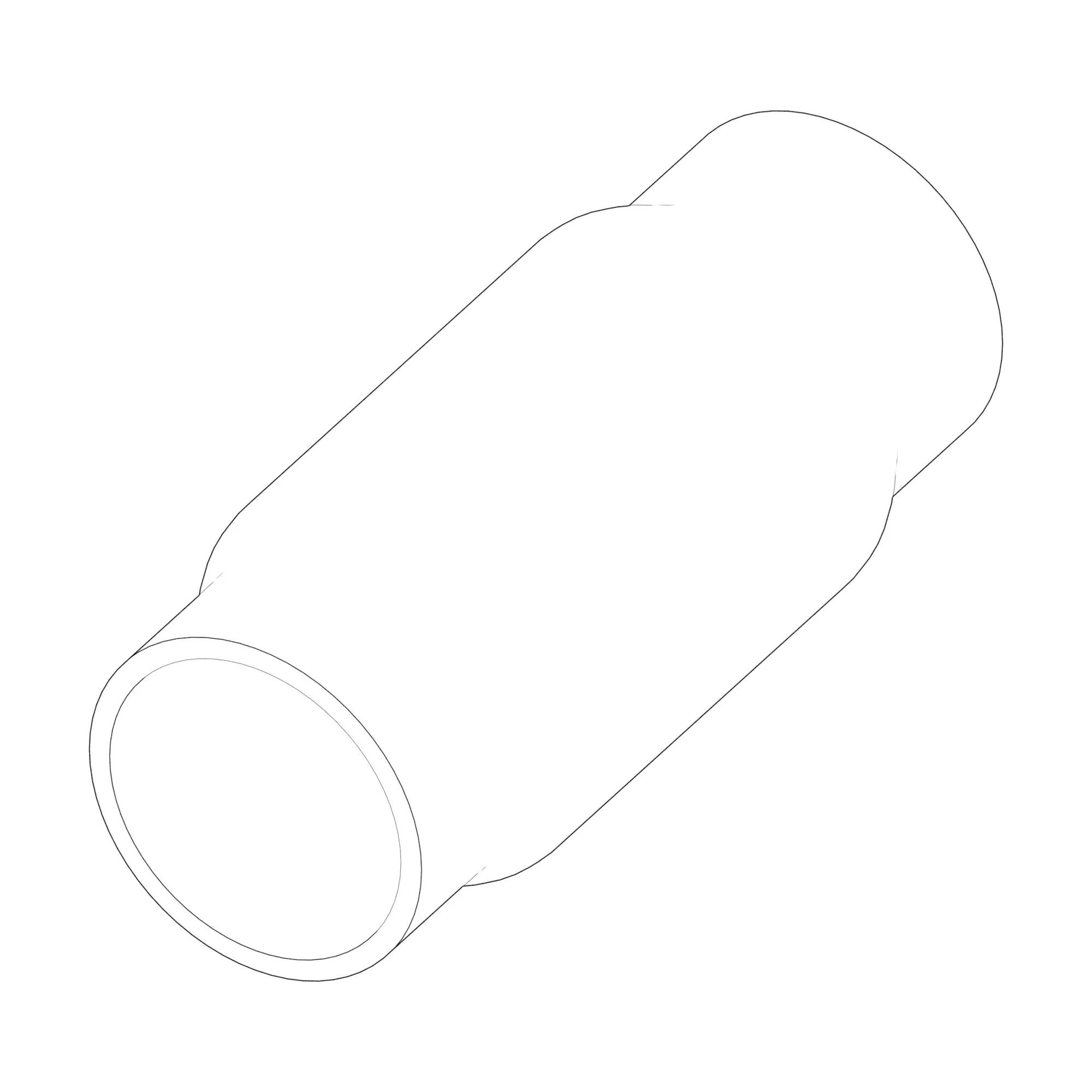 John Deere Silicone Coated Fiberglass Sleeve - TCU30048