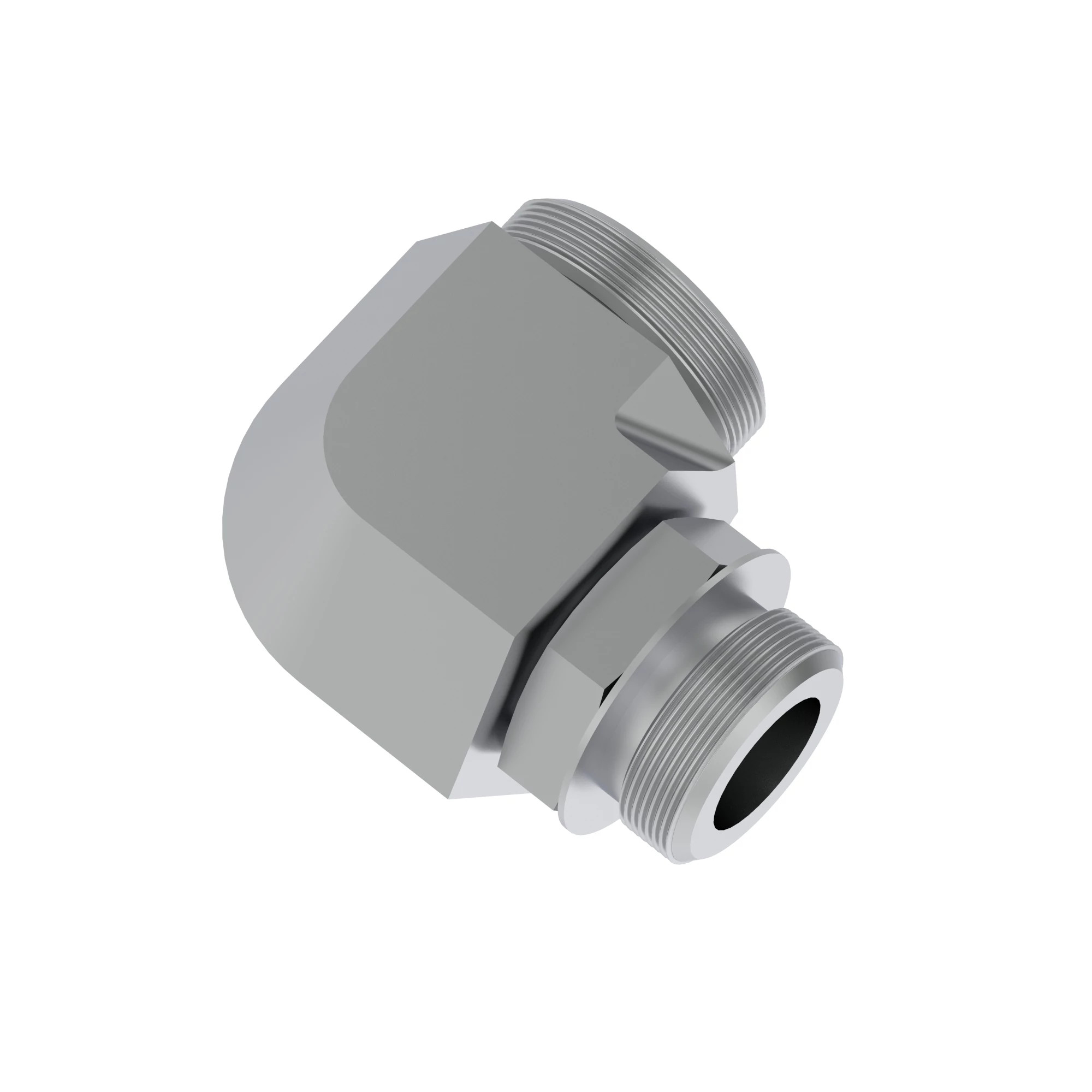 90 DEG ELBOW,O-RING FSF W/MET HEX