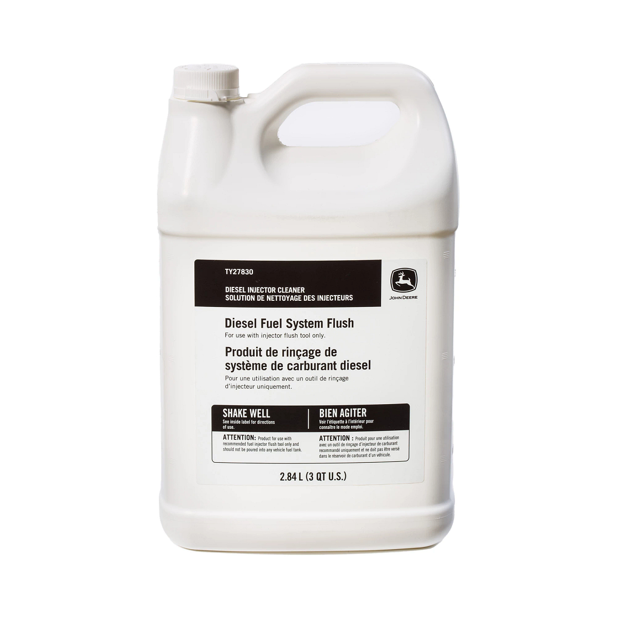 John Deere Diesel Fuel System Flush, Clean-Up 2, 2.84 Liter (0.75 Gallon) - TY27830