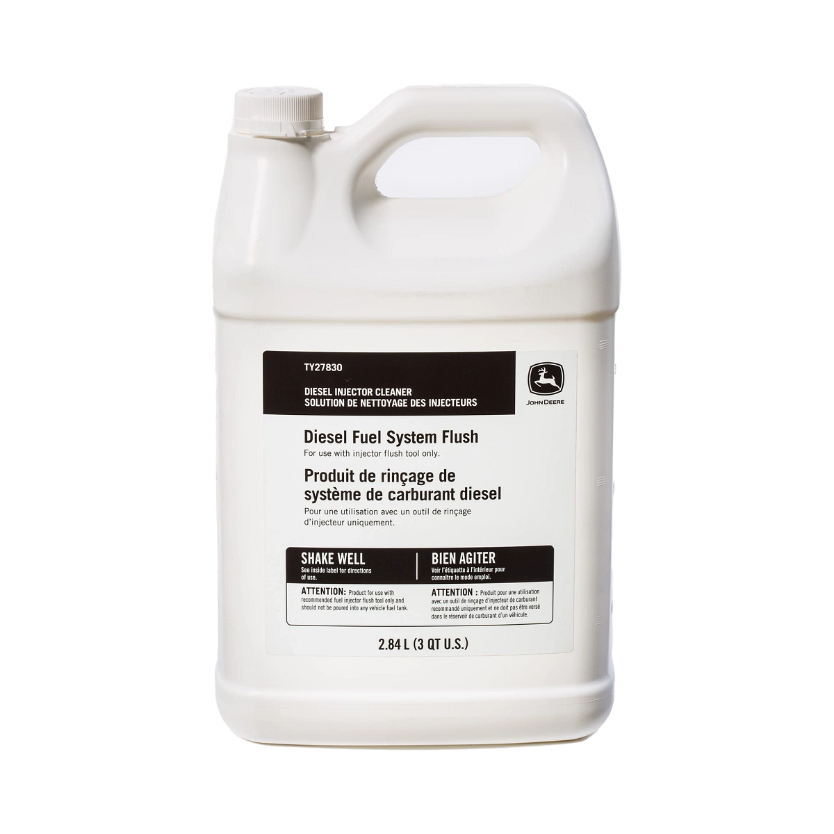 John Deere Diesel Fuel System Flush, Clean-Up 2, 2.84 Liter (0.75 Gallon) - TY27830
