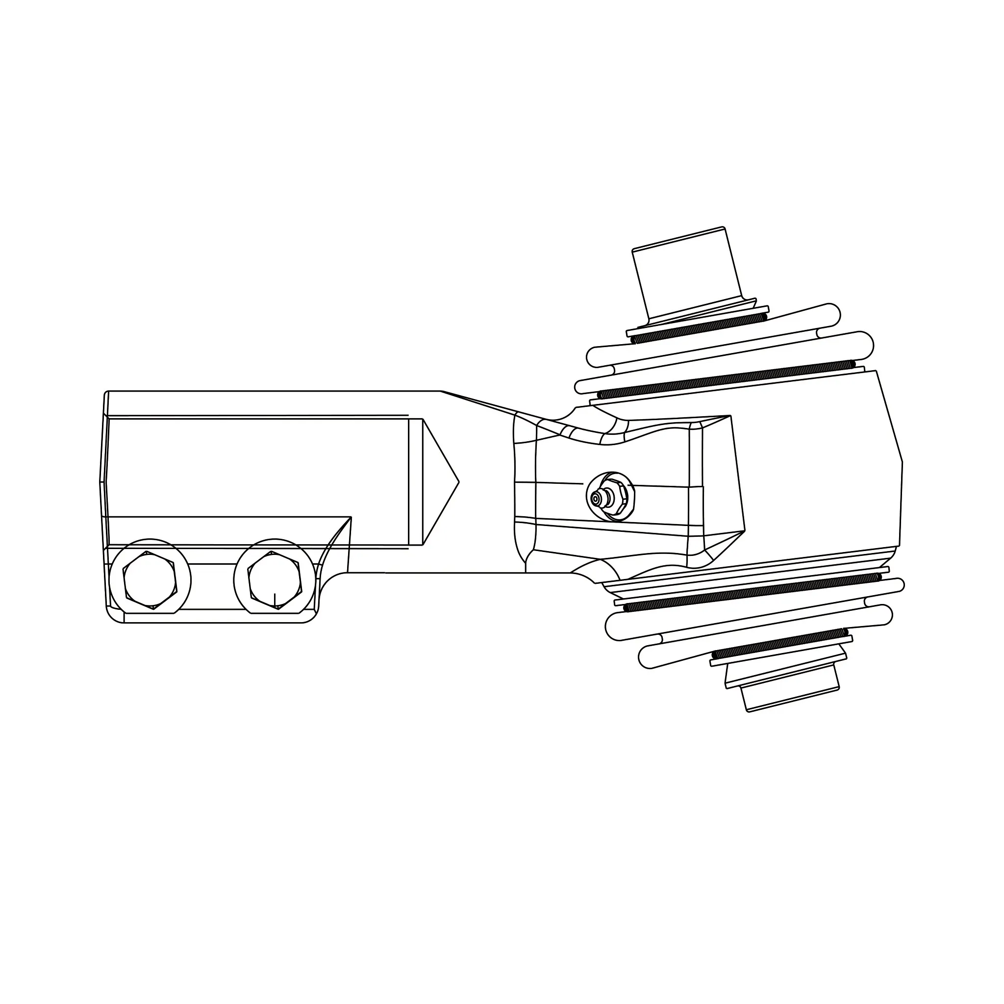 A&I Products Independent Link Suspension (ILS) Tie Rod End - A-RE216822