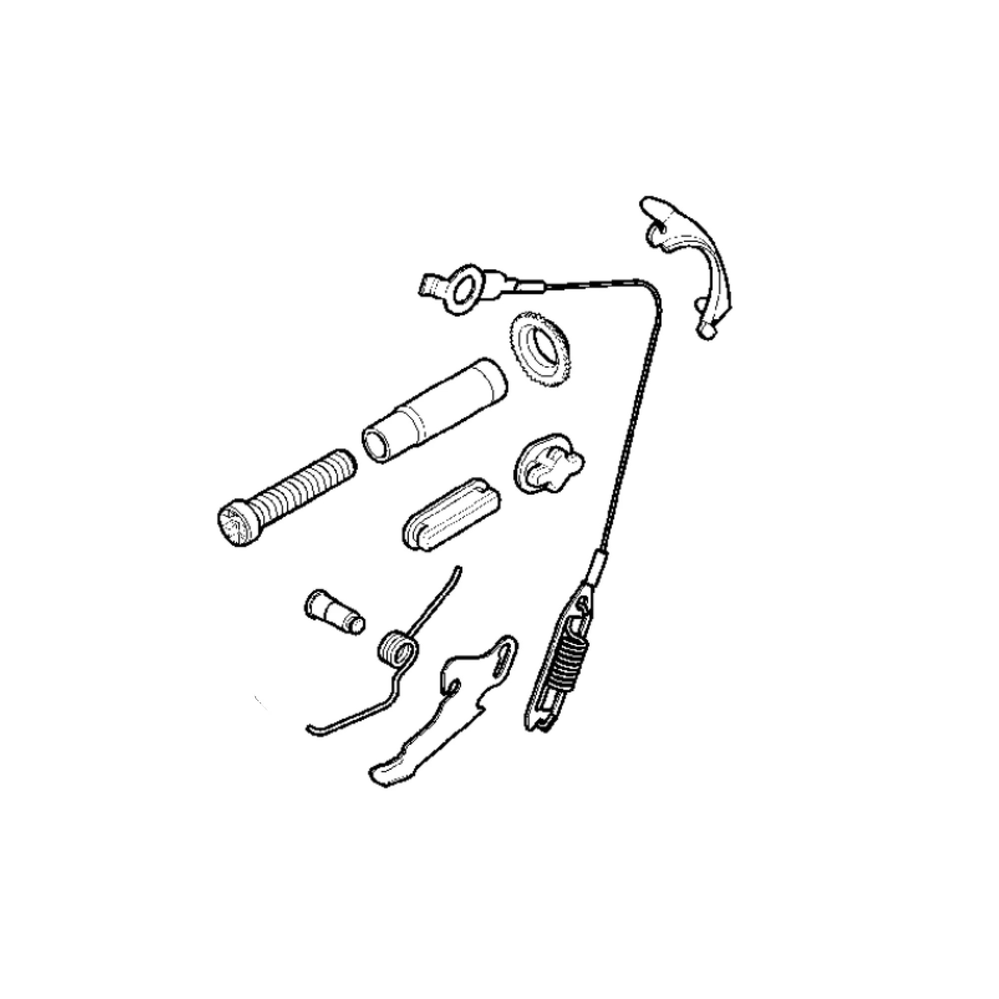 John Deere Right Side Brake Adjuster Kit - AH131054