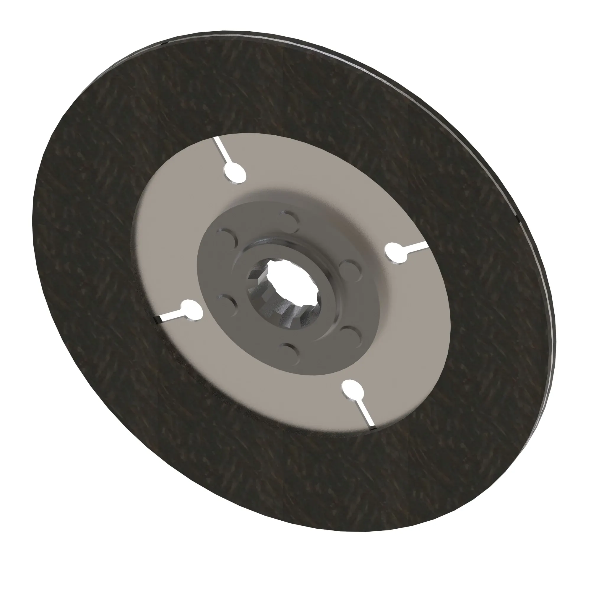 DRIVEN DISK, TWIN CLUTCH, BONDED LINING