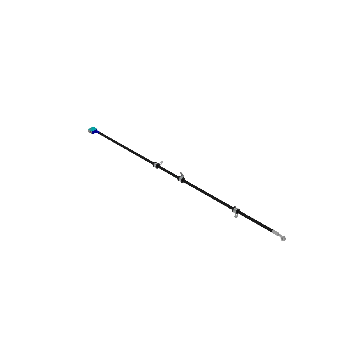 Brake Line, Front, RH Flex
