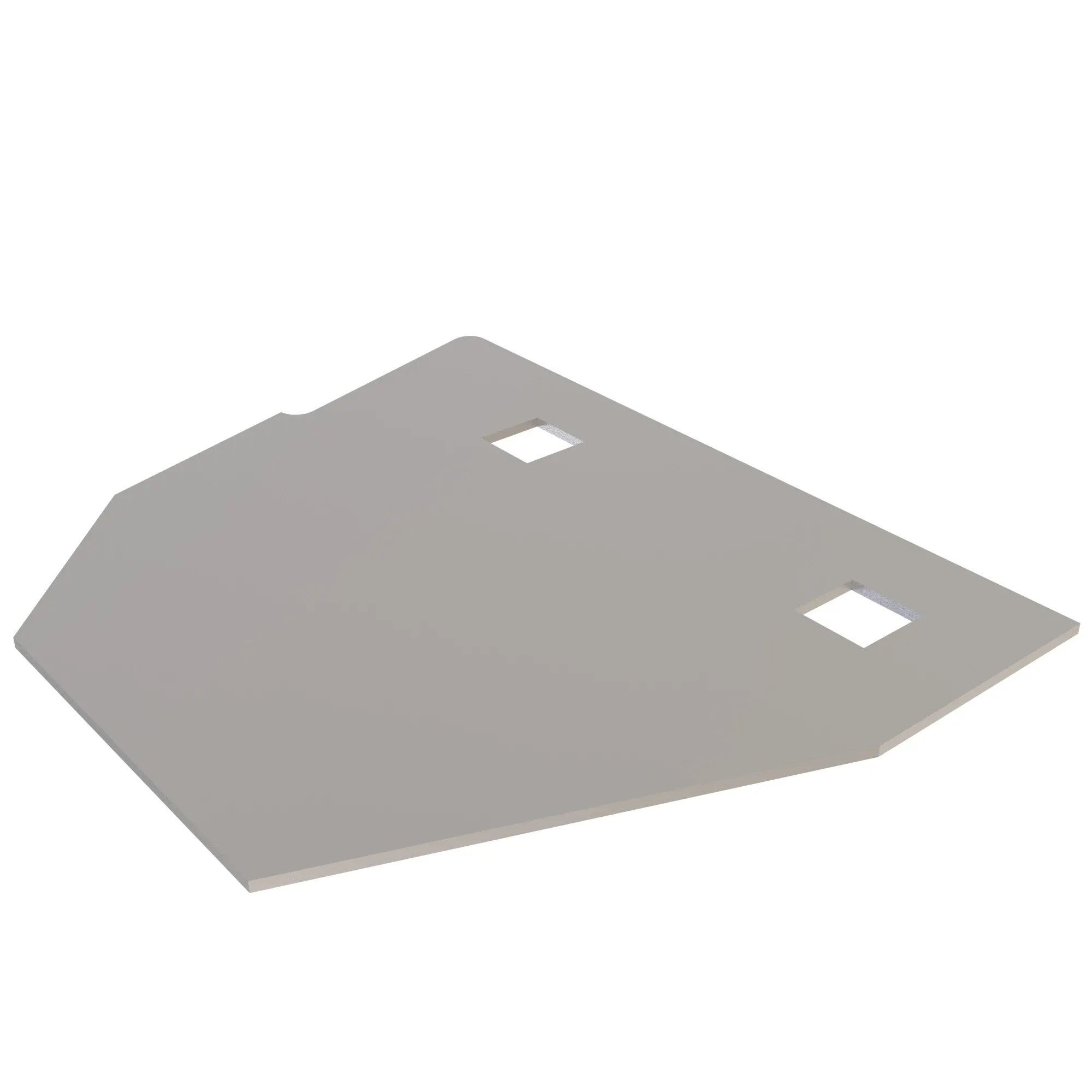 DEFLECTOR - GRATE ASSY