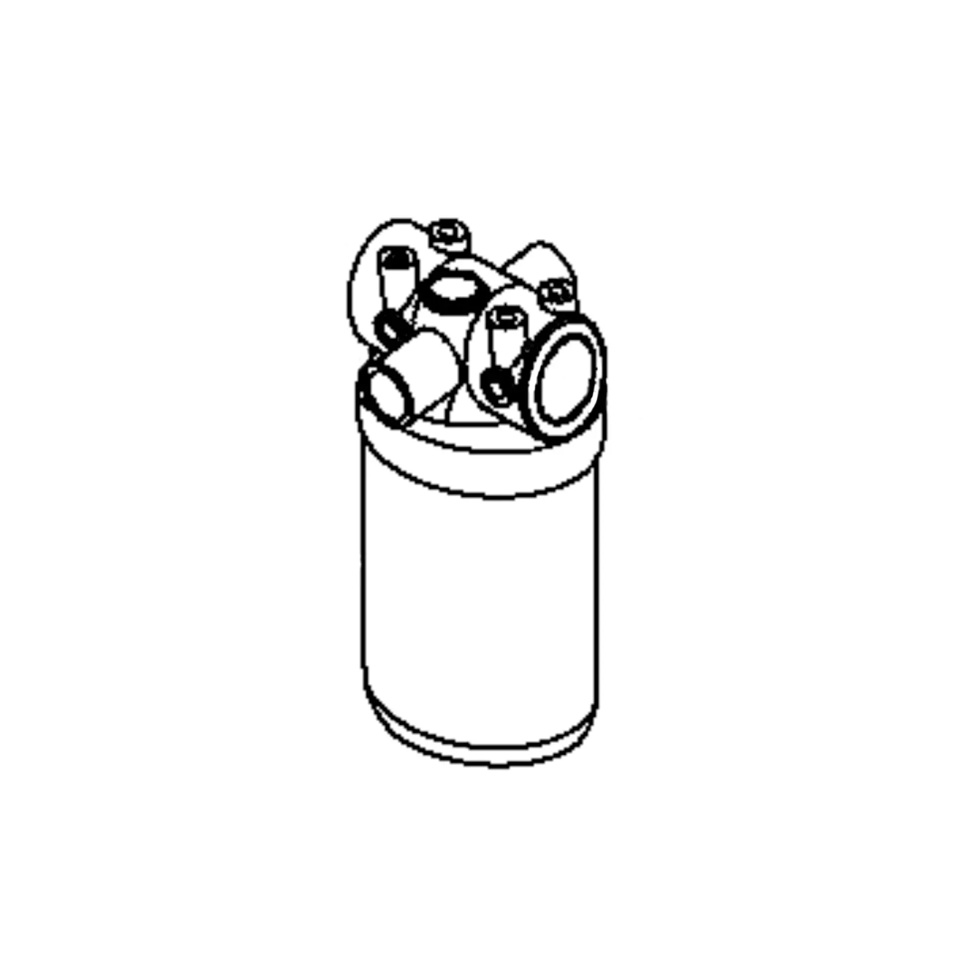 Filter Head, Hydraulic Asse