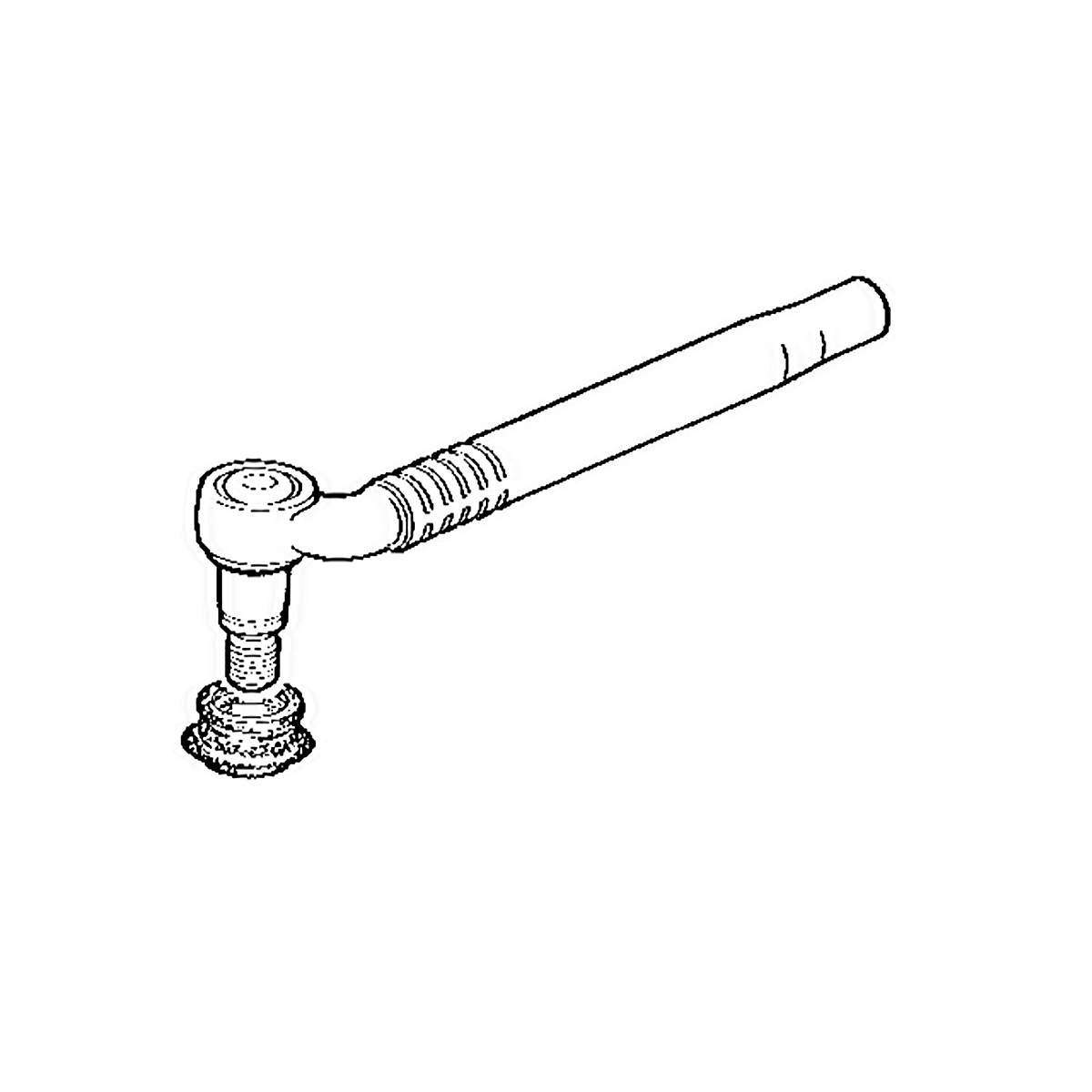 John Deere Left Side Front Axle Drive Tie Rod Ball Joint - AL168705