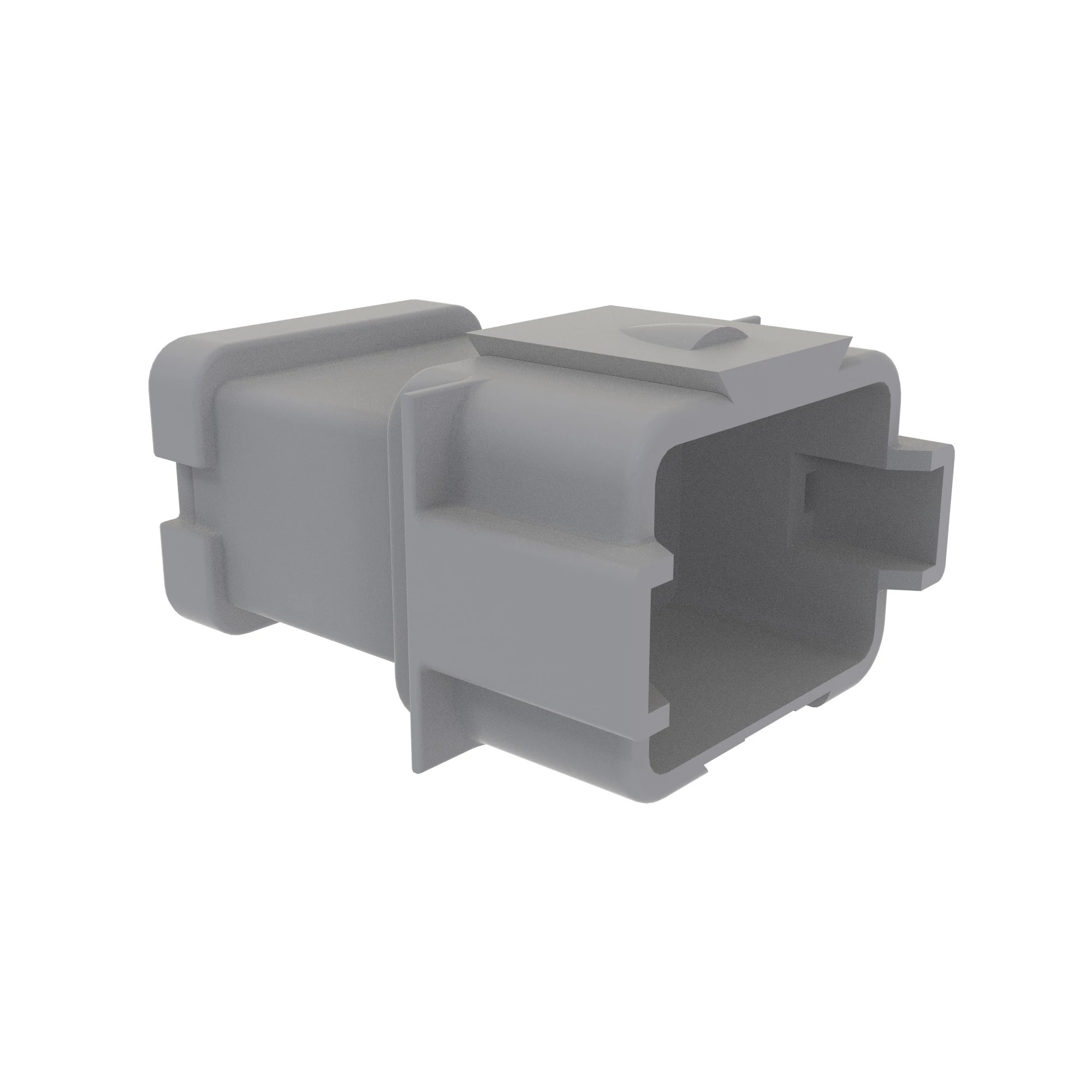 DEUTSCH DT 8W MALE SLD GRY PLSTC