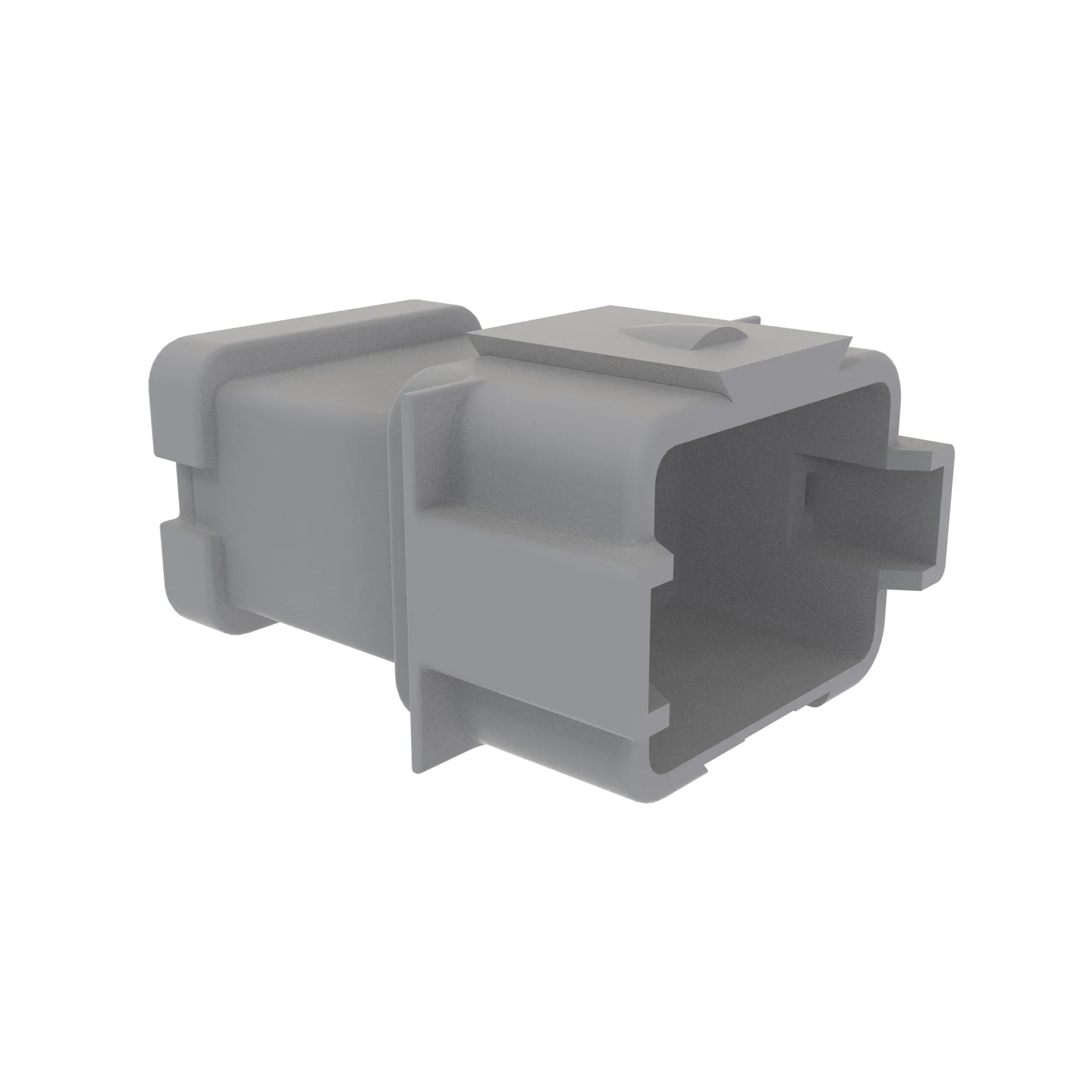 Deutsch Dt 8W Male Sld Gry Plstc