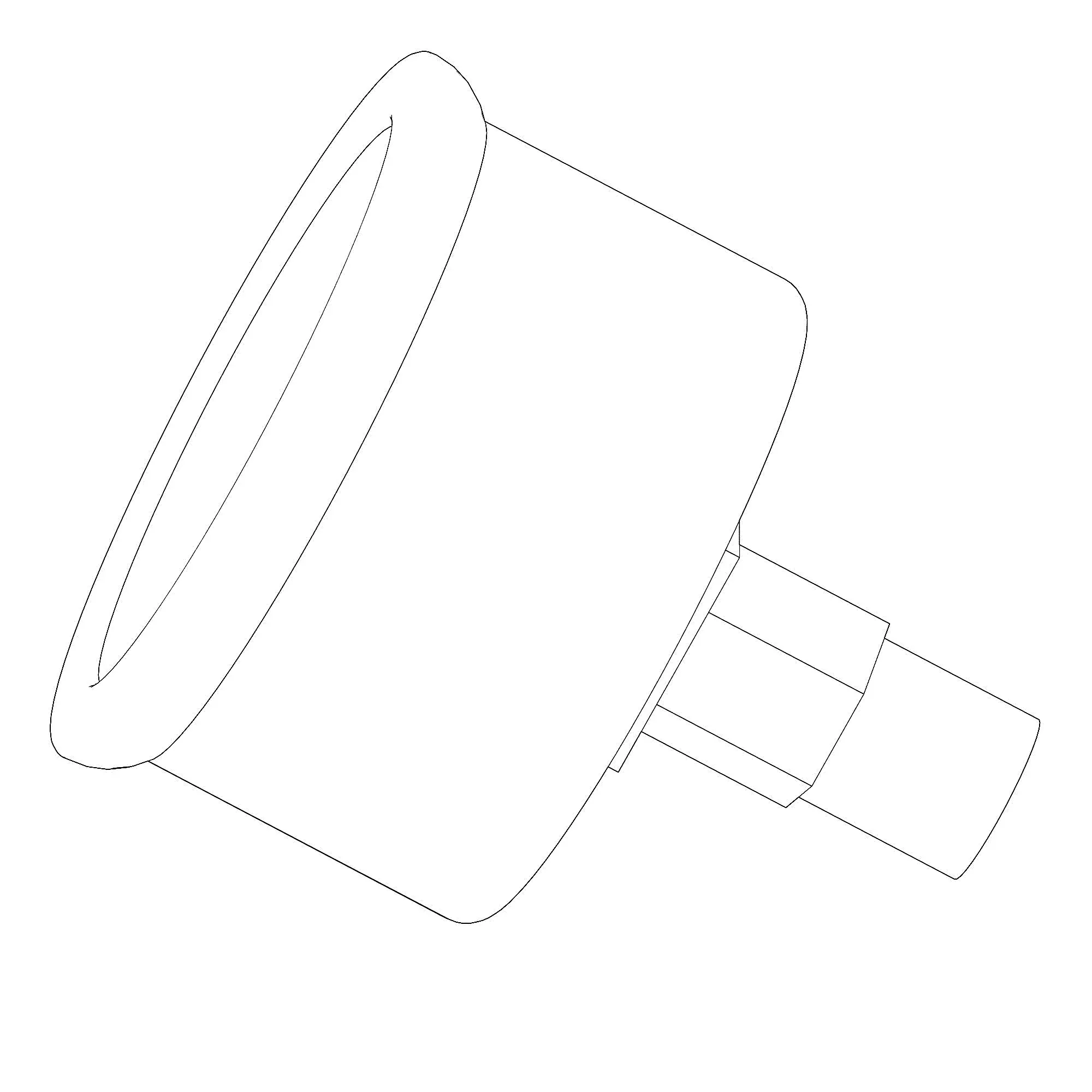 John Deere Hydraulic Liquid Fill Gauge - HXE69484