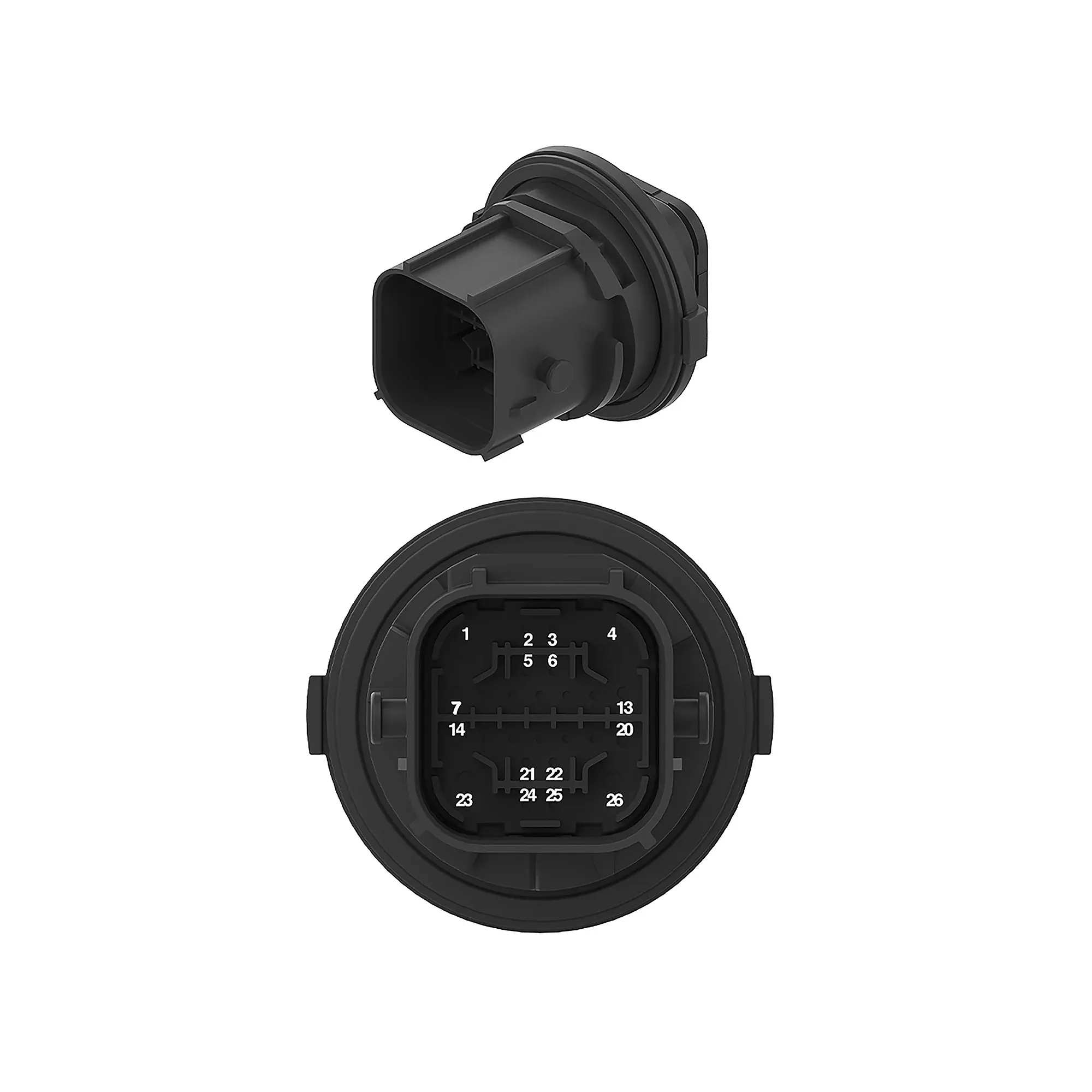 Conn Tyco Nts 26W Fs Blk Plstc