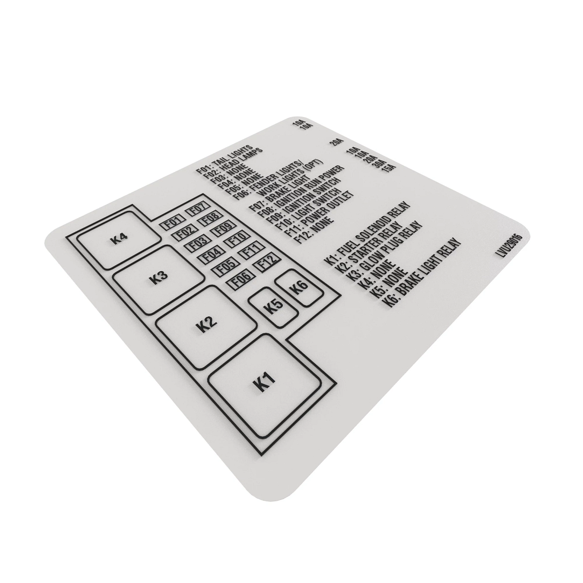 Label, Power Distribution Center