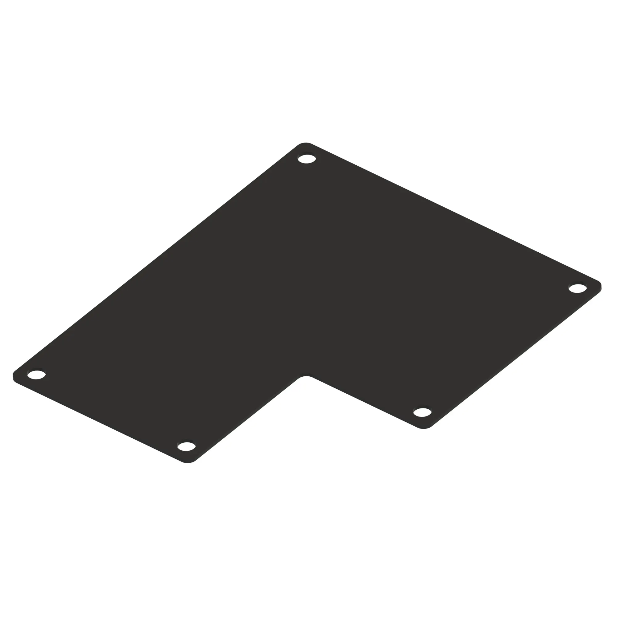 John Deere Cover Plate Cab Frame Bracket - HXE172933