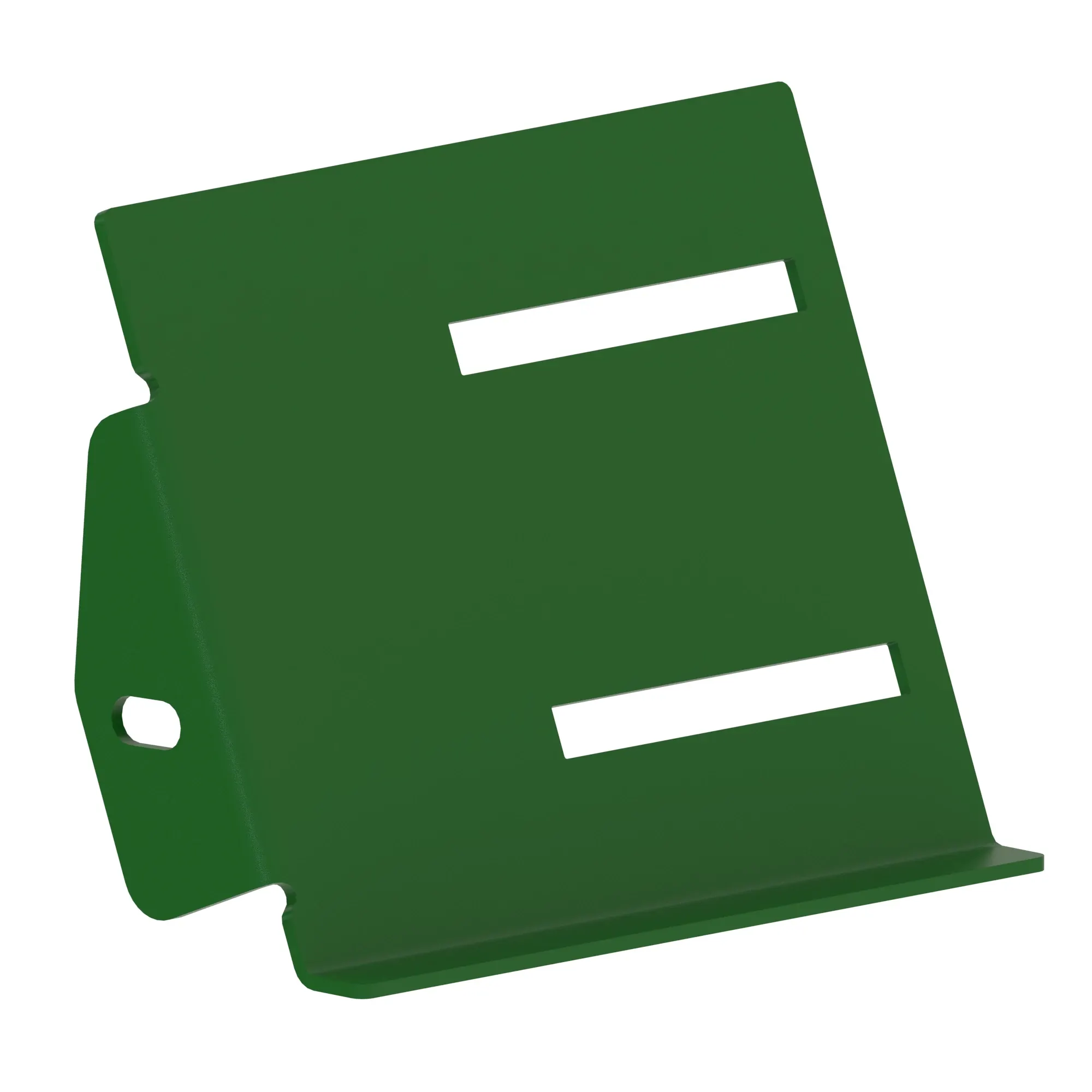 John Deere Outer Stripper Gap Adjust Plate, Left Side - HXE17244