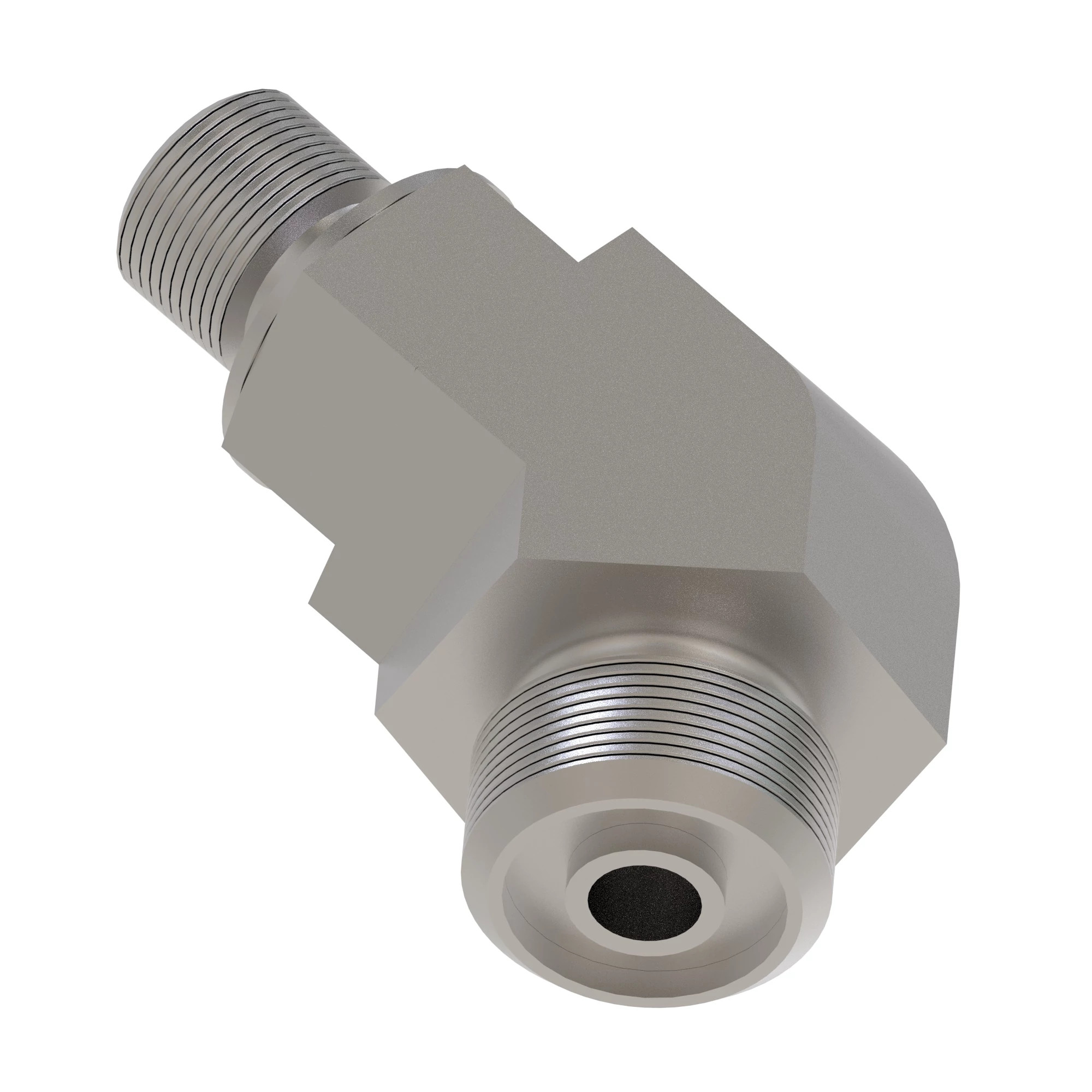 45 DEG STRAIGHT THREAD,O-RING FSF