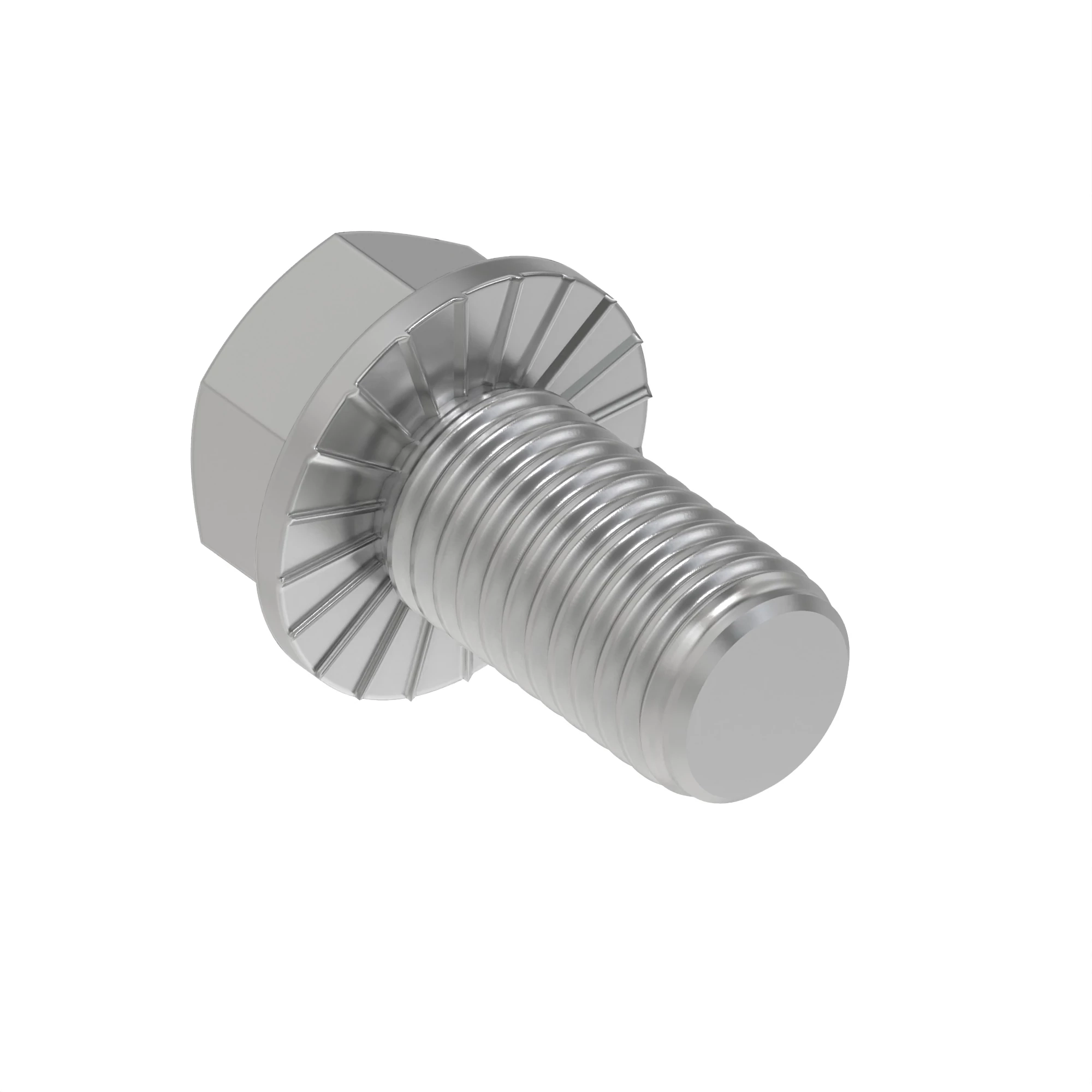N14822: Hexagonal Head Flanged Screw, 9.525 X 19.05 mm (3/8