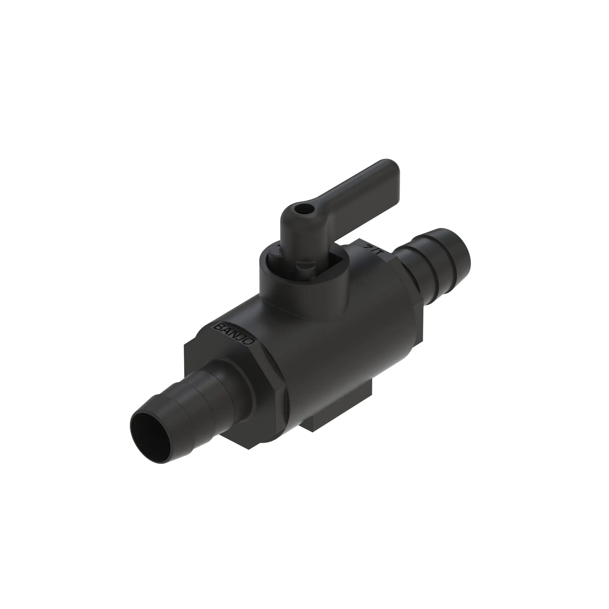 1/2" VALVE WITH HOSE BARBS