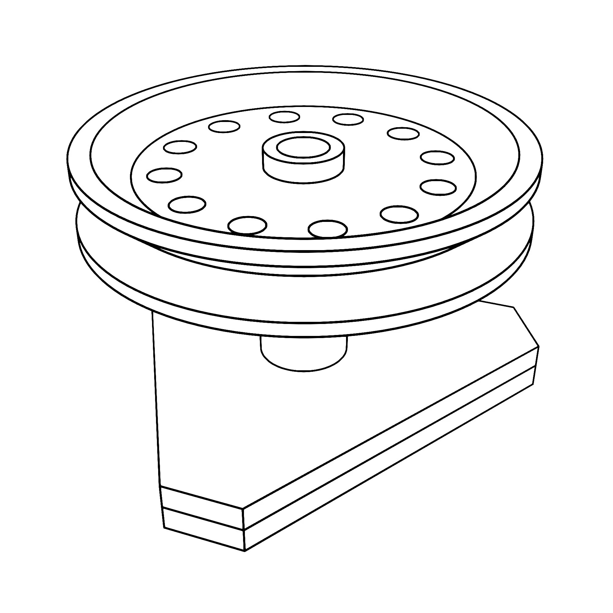 John Deere Mower Deck Drive Pulley - AM124512