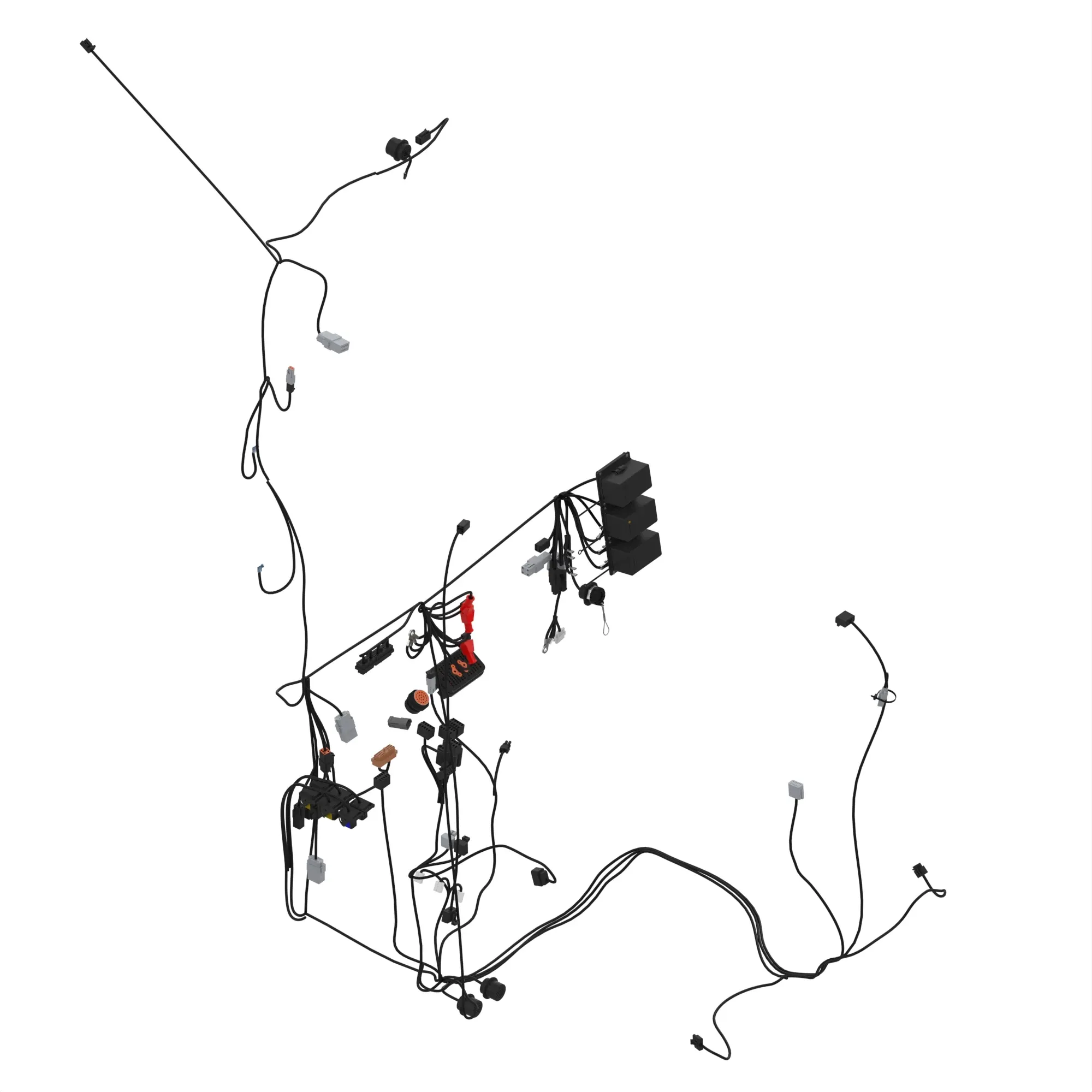 John Deere Interior 6-Wheel Harness - AT417322