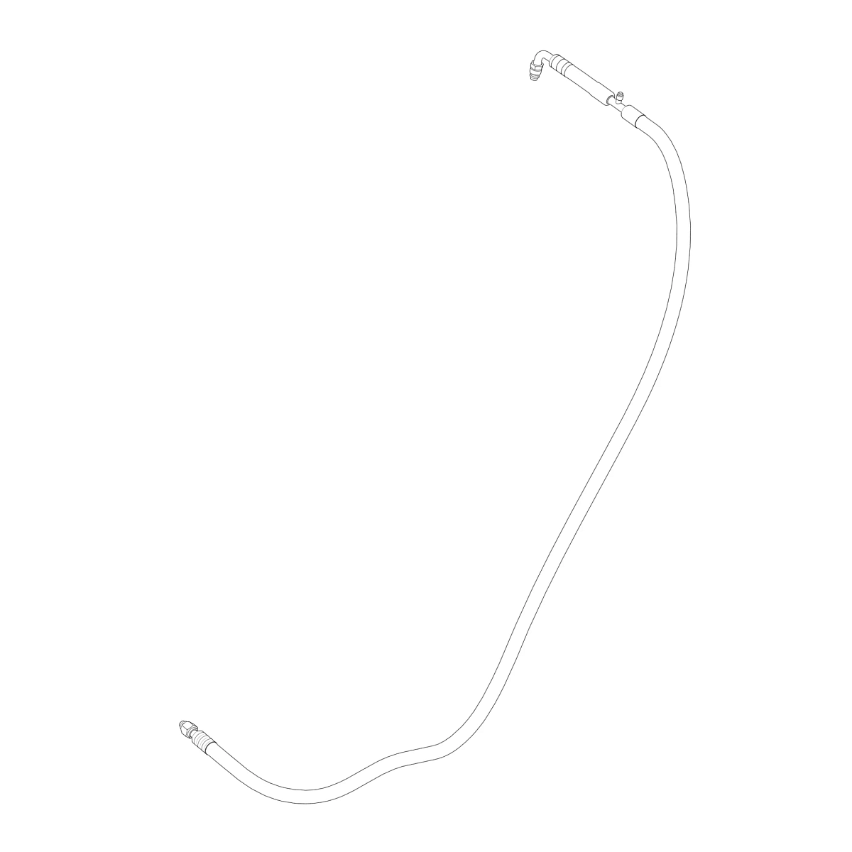 Refridgerant Hose, Condens to Compr