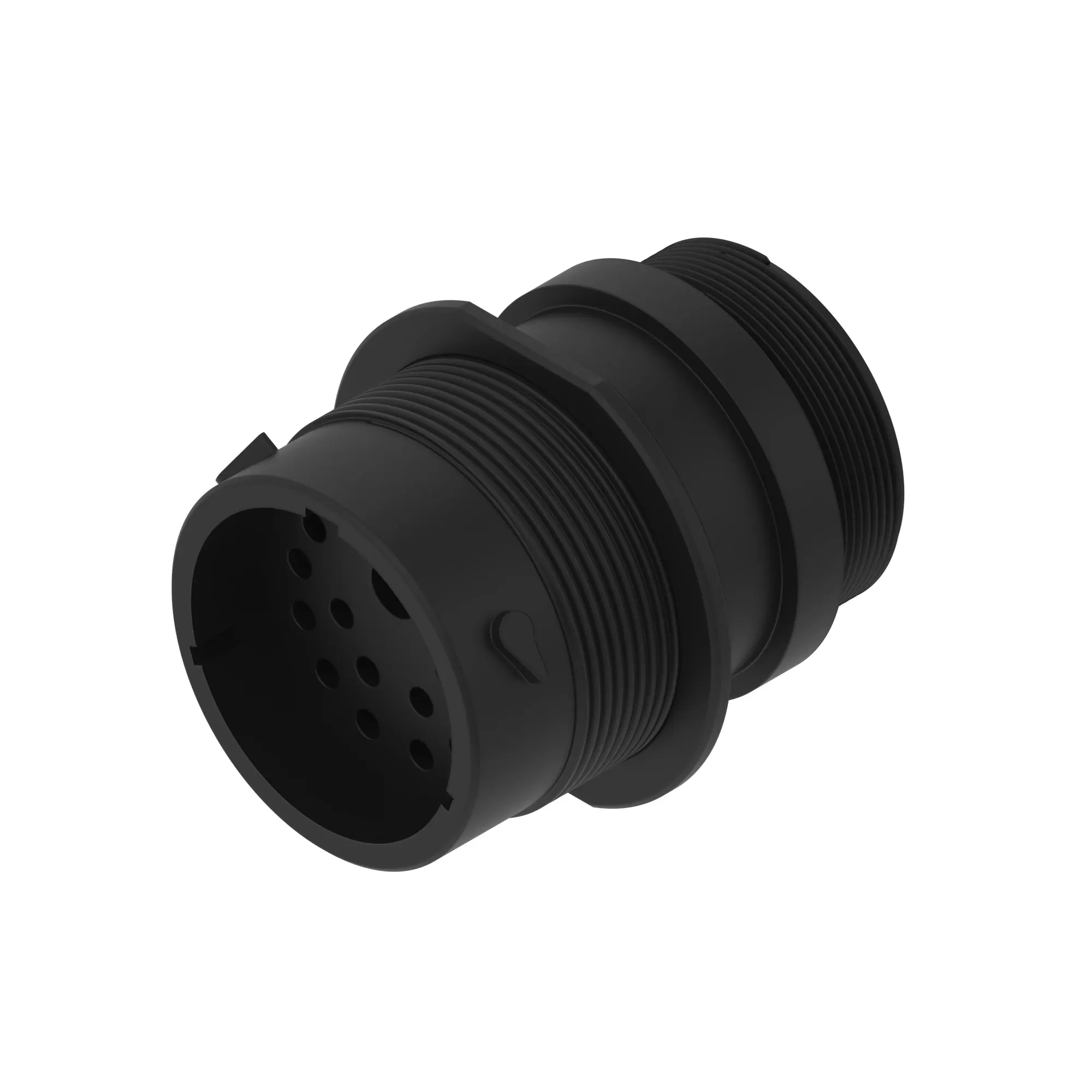 Deutsch HDP20 18W F Sld Blk Plstc