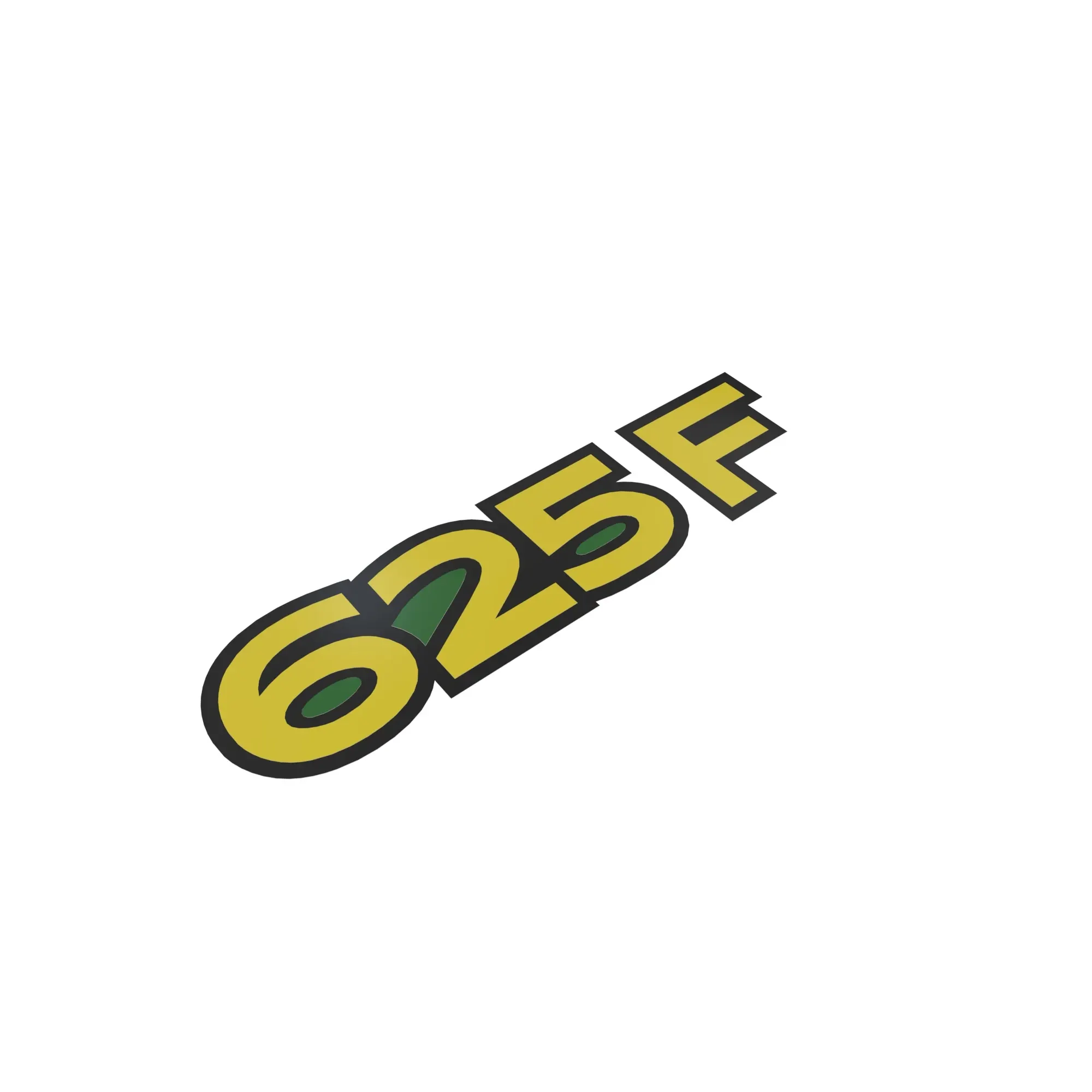 John Deere 625F Model Label - H229986