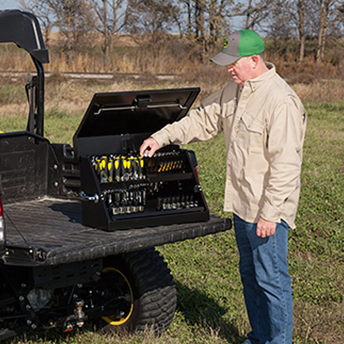 "Portable Triangle Toolbox - Black (AC-2313TB-B)"