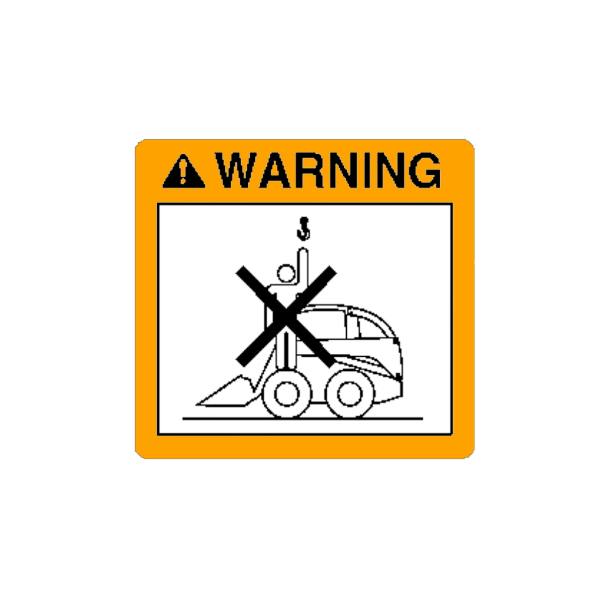 Label, Warning Single Point Lift Sy