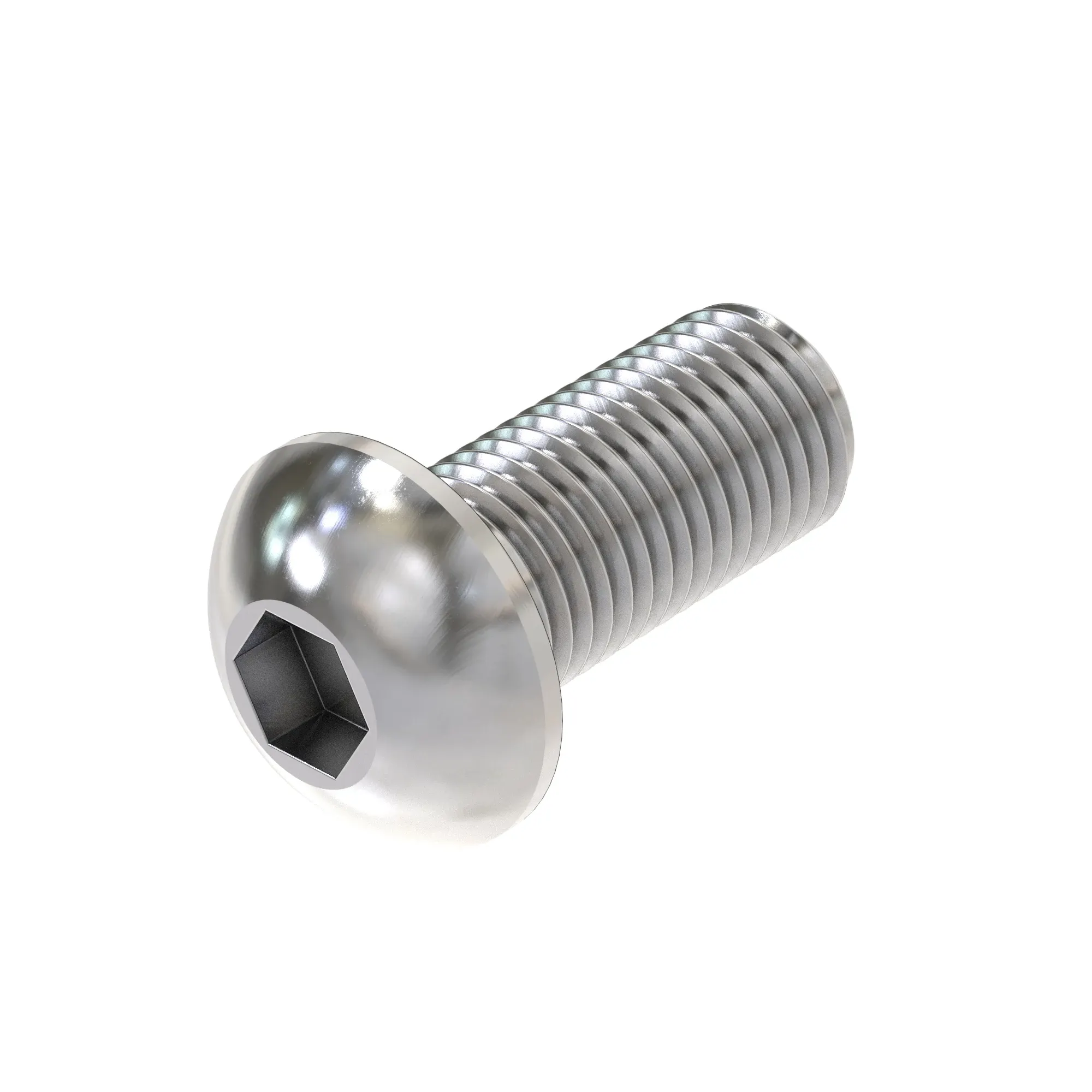 SCREW, HEX SKT BUTTON HD, METRIC