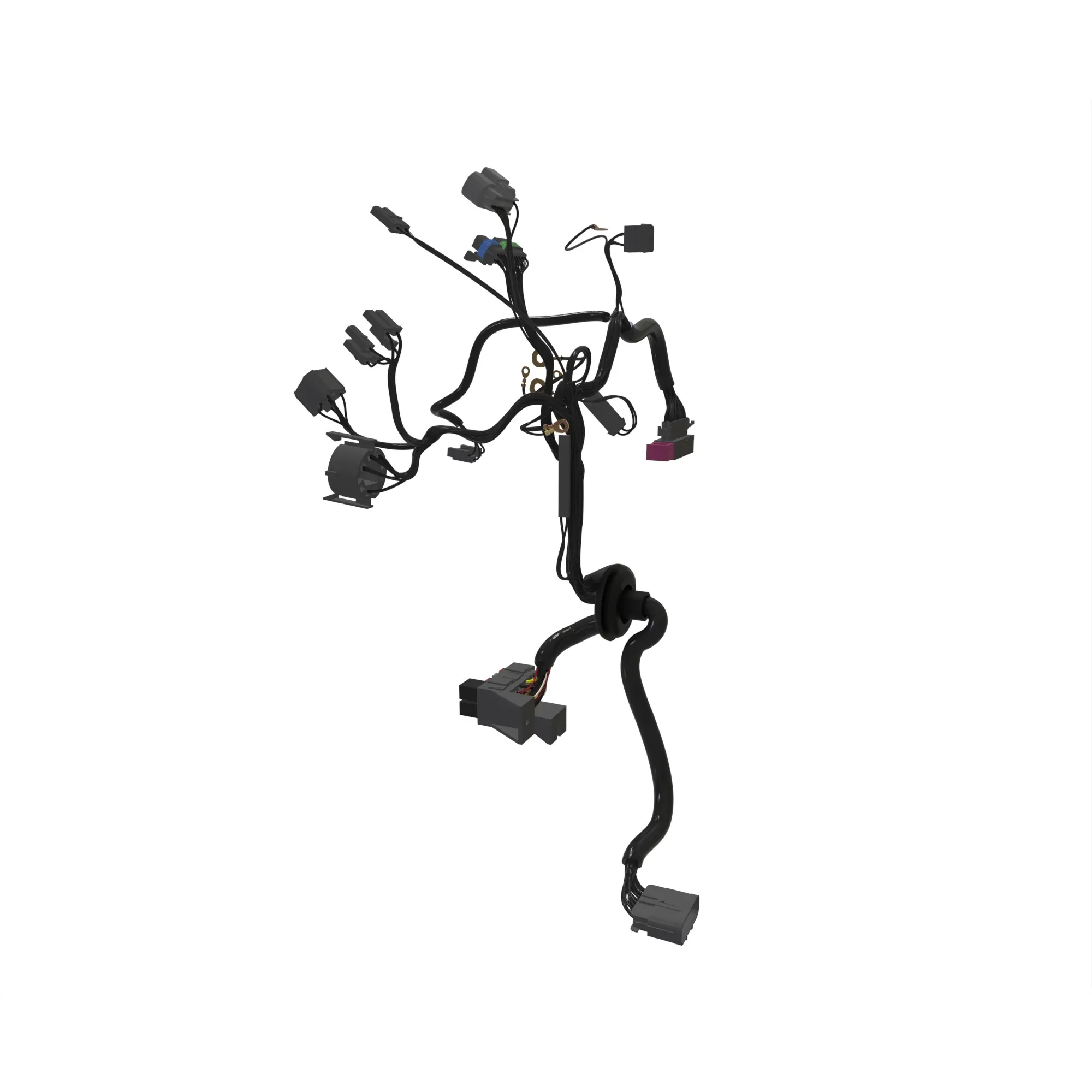 John Deere Cab Front Console Wiring Harness - RE208517