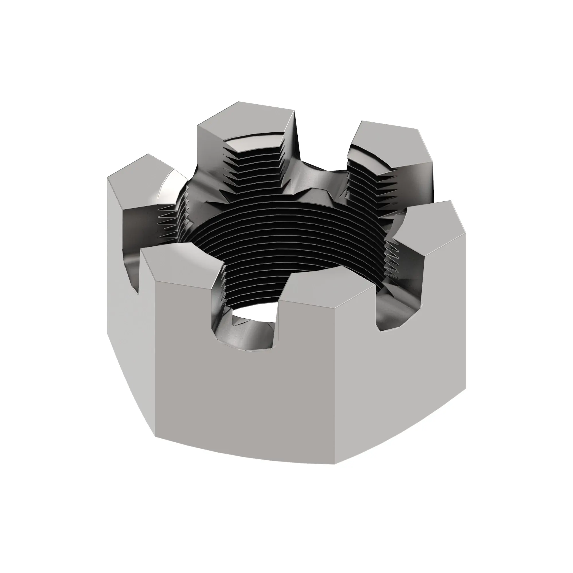 John Deere Hexagonal Slotted Nut, 1-1/2" - 14H991
