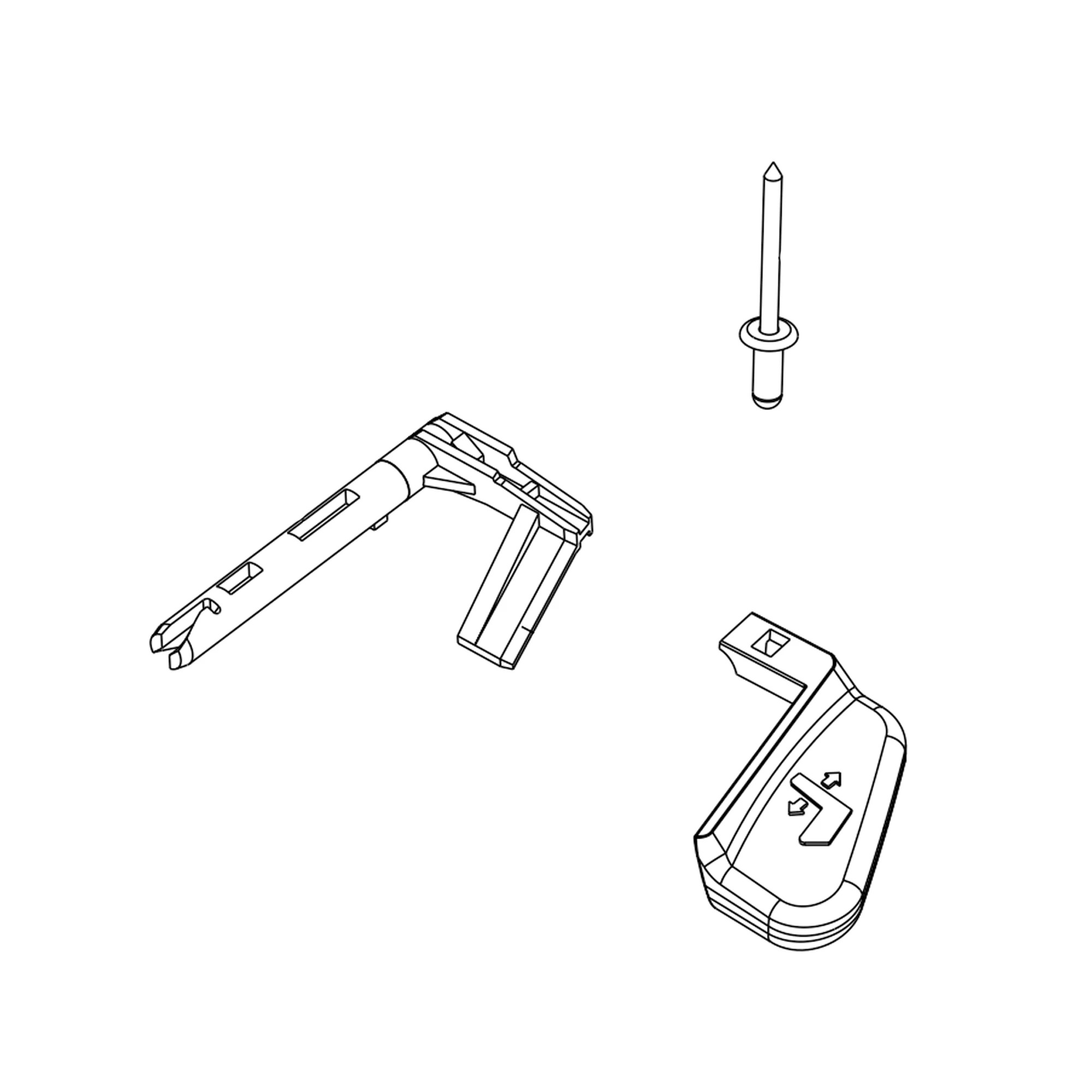 John Deere Driver Seat Lever Kit - AL210447