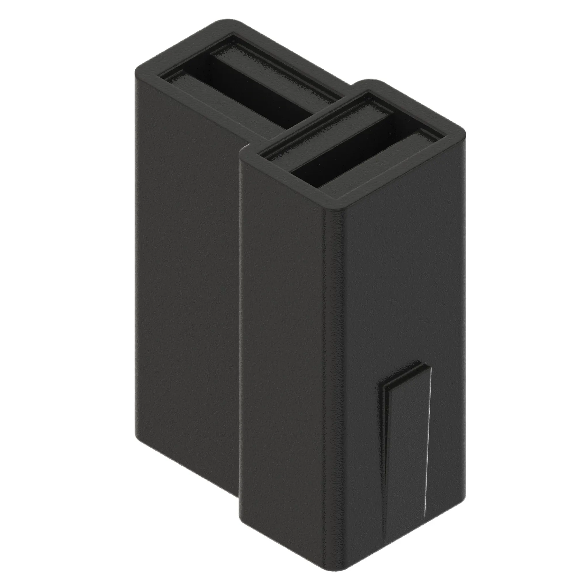 Conn Tyco Faston 2W F Blk Nylon